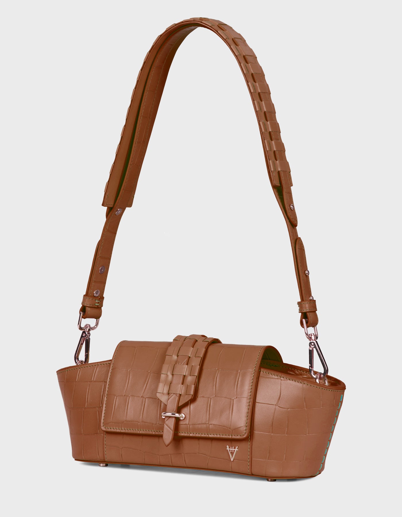 HiVa Atelier | Navis Shoulder Bag WOOD | Her Tarza Uygun Deri Aksesuarlar
