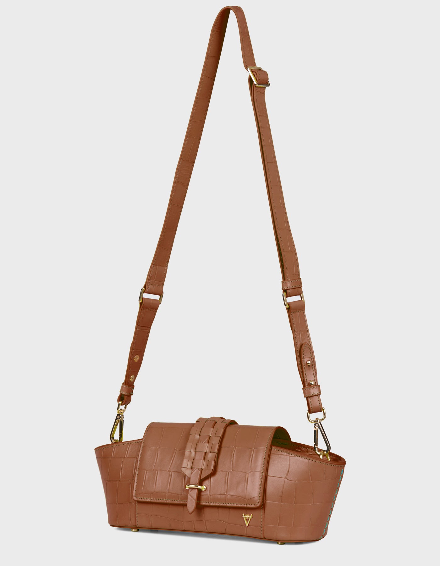 HiVa Atelier | Navis Shoulder Bag WOOD | Her Tarza Uygun Deri Aksesuarlar