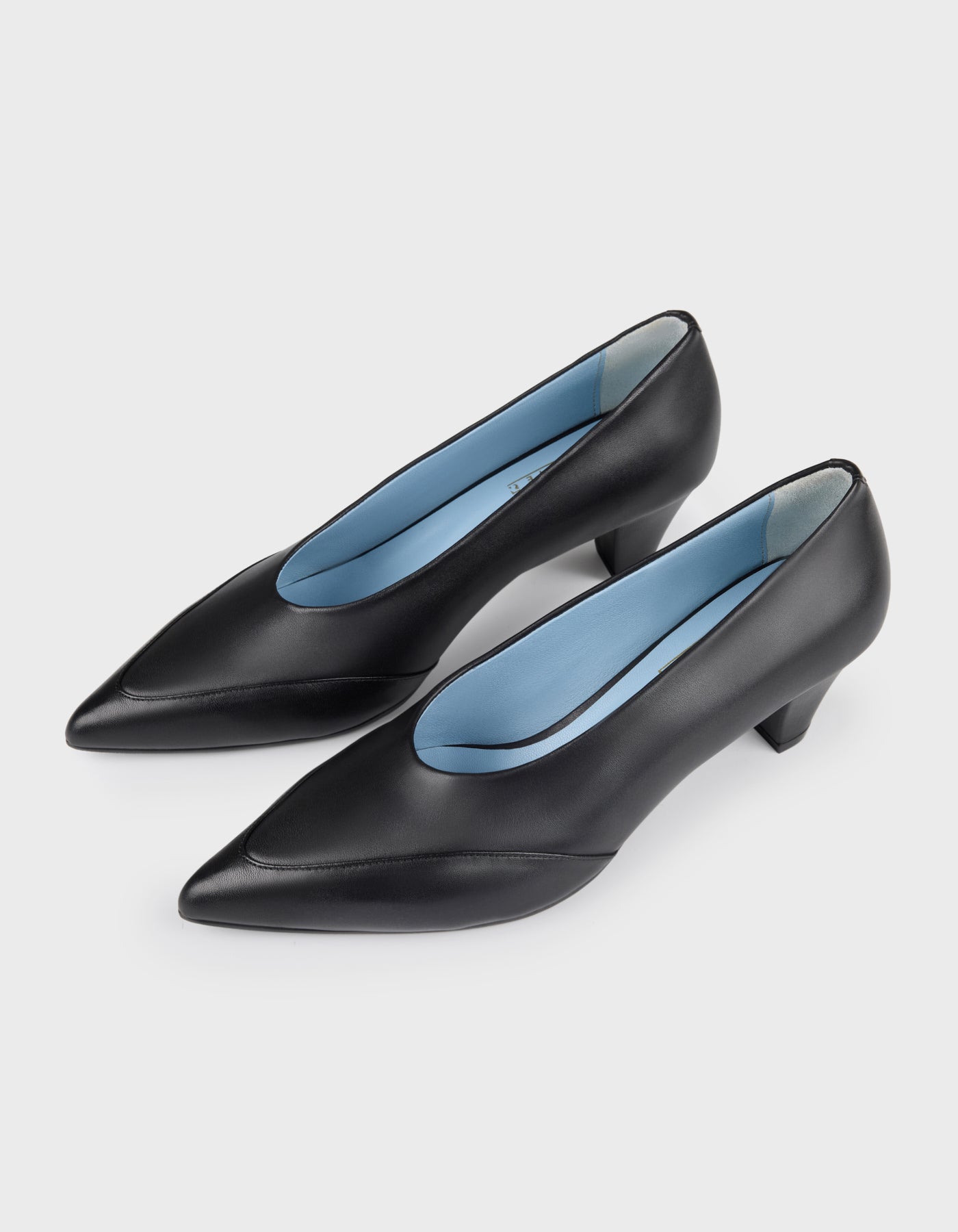 Hiva Atelier | Leather Pointed Toe Heels Black | Her Tarza Uygun Deri Aksesuarlar