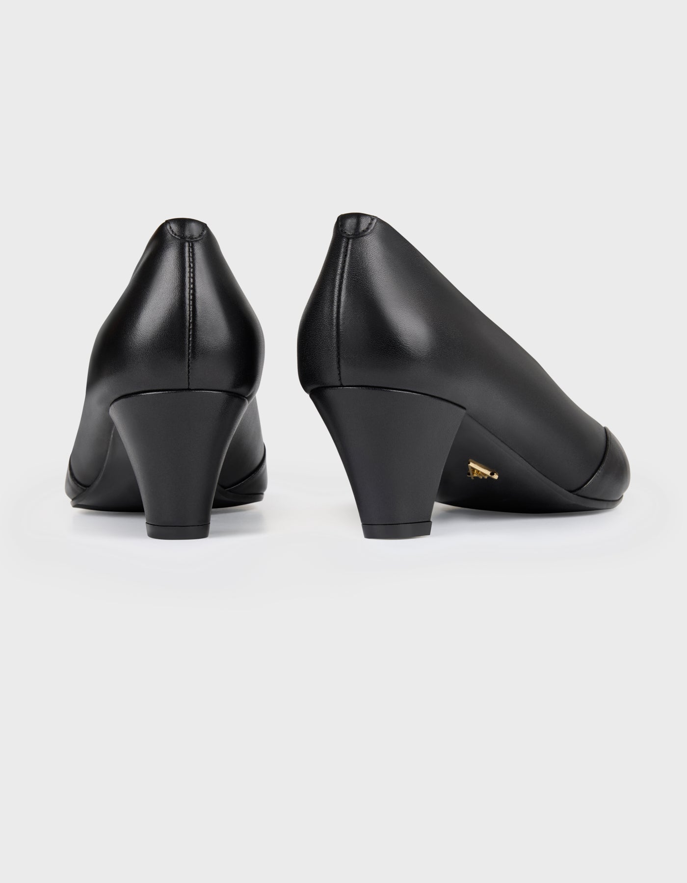 Hiva Atelier | Leather Pointed Toe Heels Black | Her Tarza Uygun Deri Aksesuarlar