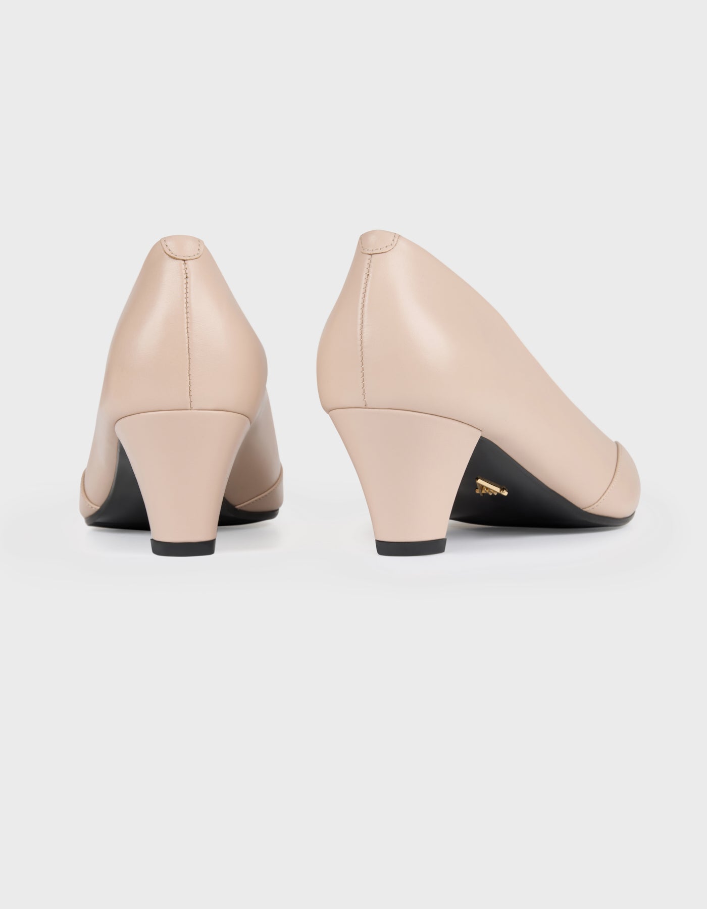 Hiva Atelier | Leather Pointed Toe Heels Cream | Her Tarza Uygun Deri Aksesuarlar