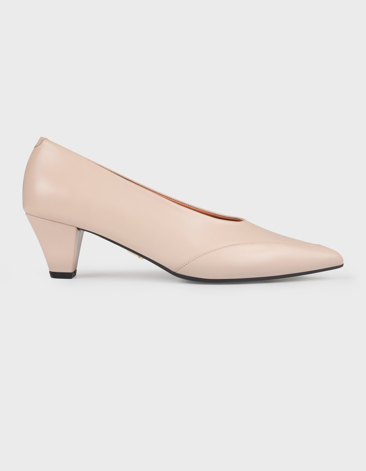 Hiva Atelier | Leather Pointed Toe Heels Cream | Her Tarza Uygun Deri Aksesuarlar