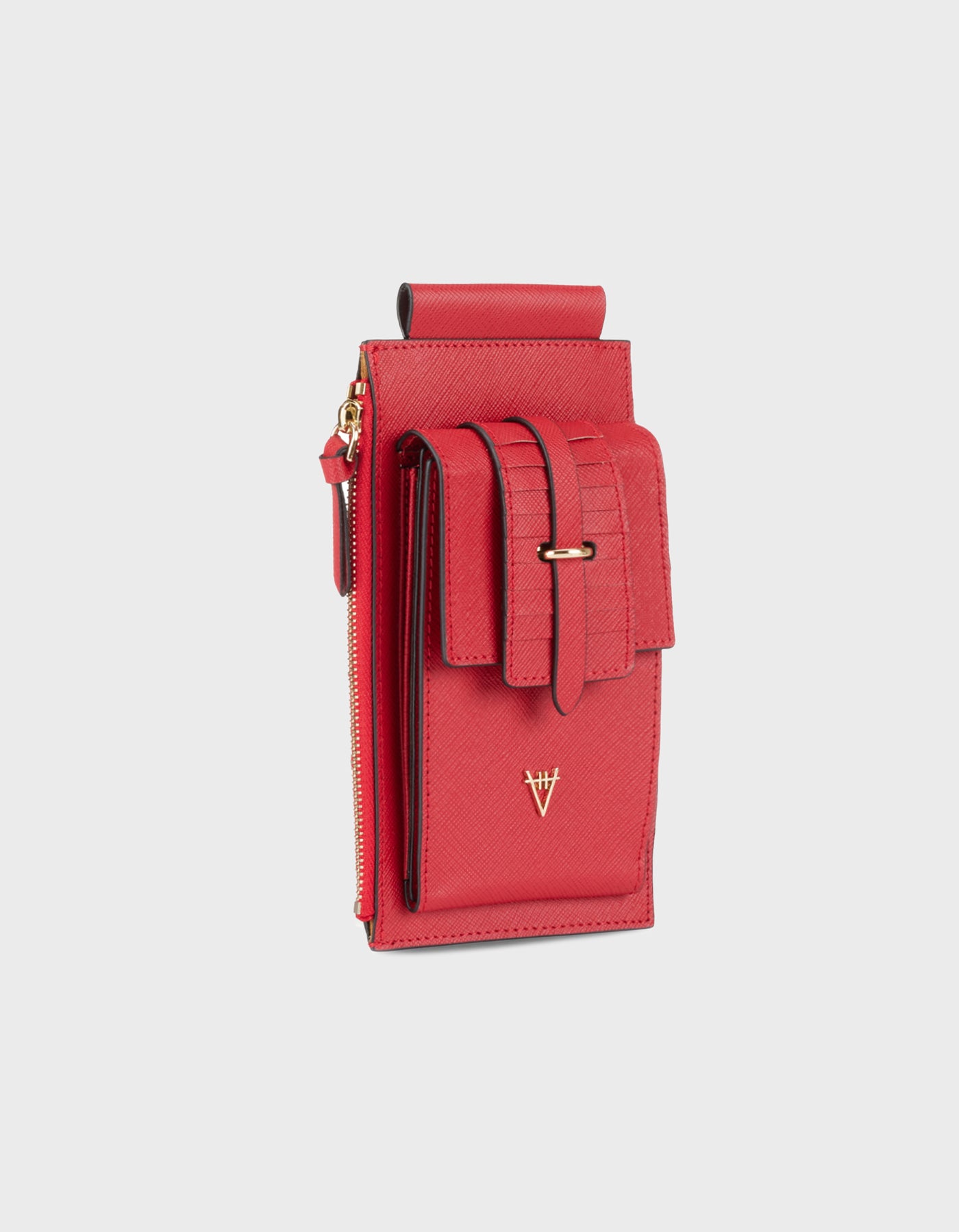 HiVa Atelier | Phone Pouch RED | Her Tarza Uygun Deri Aksesuarlar