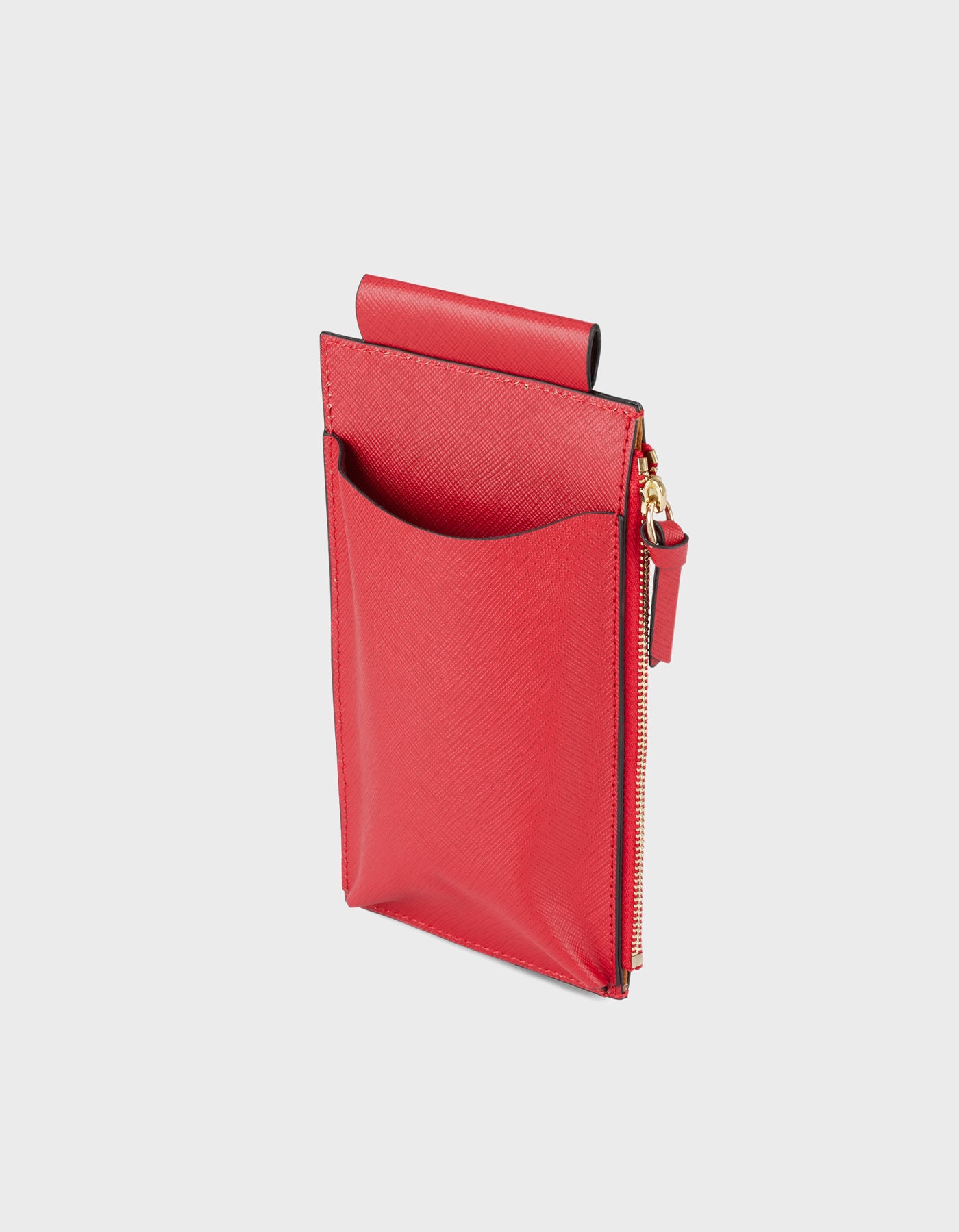 HiVa Atelier | Phone Pouch RED | Her Tarza Uygun Deri Aksesuarlar