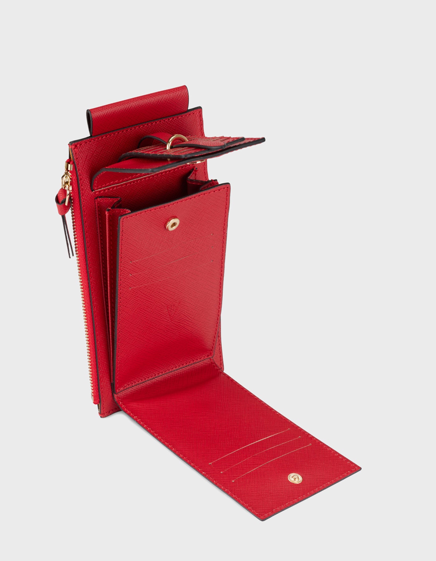 HiVa Atelier | Phone Pouch RED | Her Tarza Uygun Deri Aksesuarlar