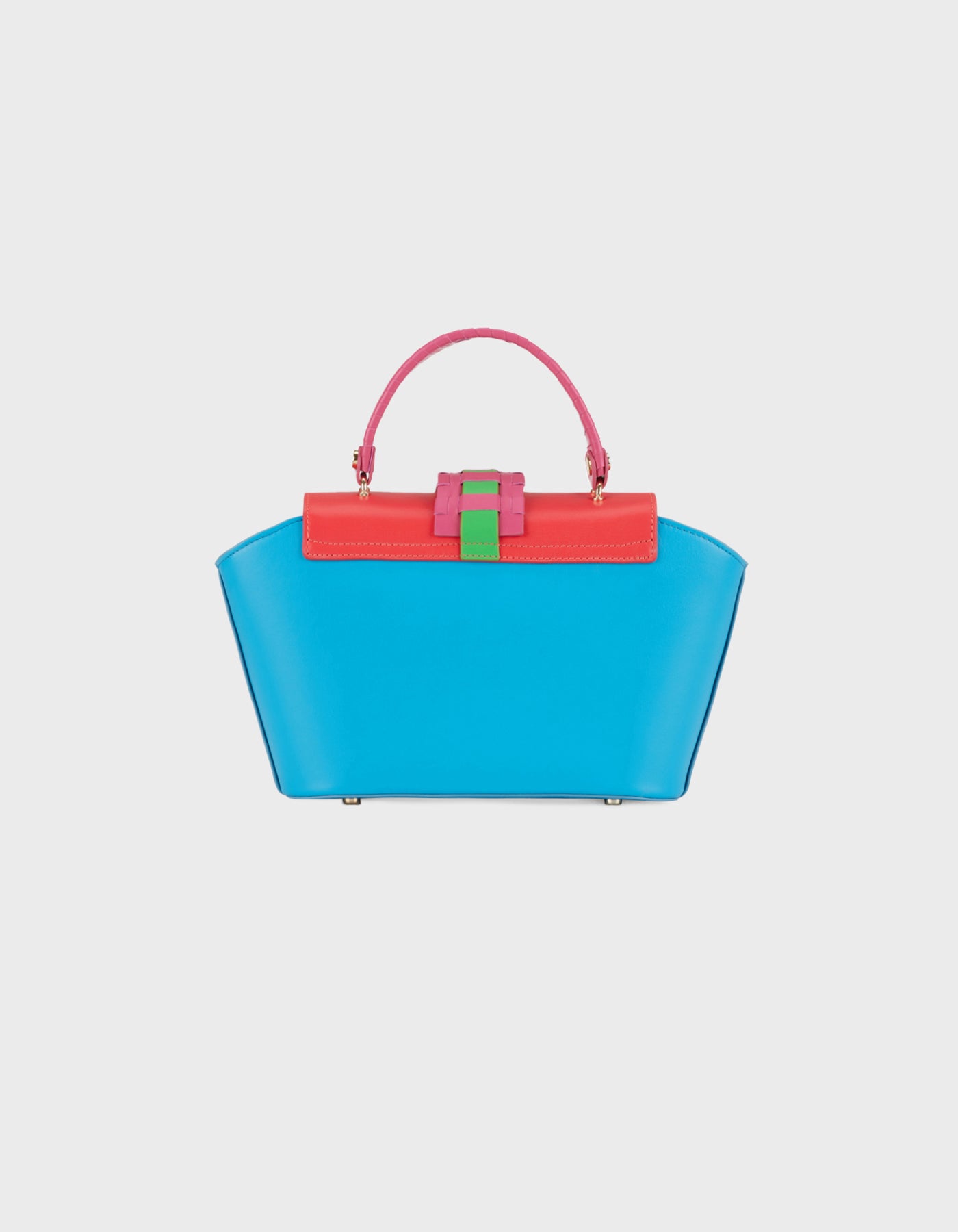 HiVa Atelier - Ventus Shoulder Bag Sky Blue & Fuchsia & Green & Coral