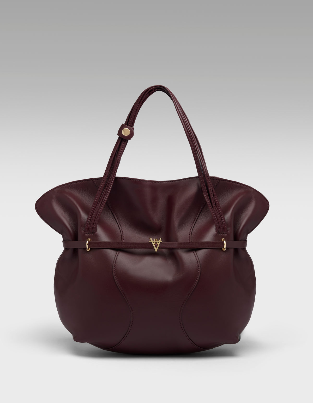 HiVa Atelier | Vela Soft Wing Shoulder Bag Burgundy | Her Tarza Uygun Deri Aksesuarlar