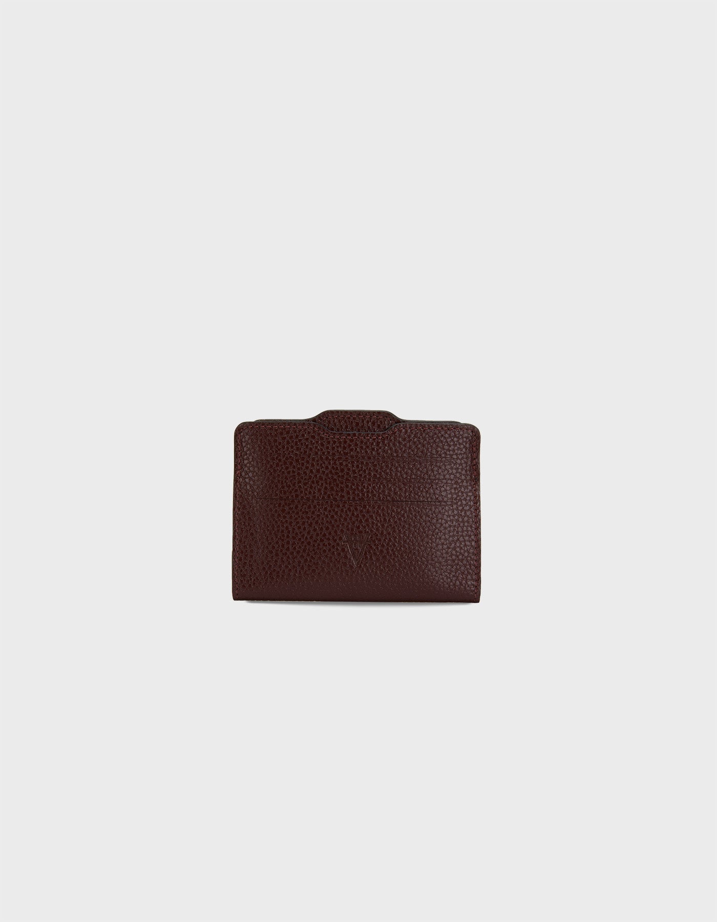 Hiva Atelier | Double Card Holder BURGUNDY | Her Tarza Uygun Deri Aksesuarlar