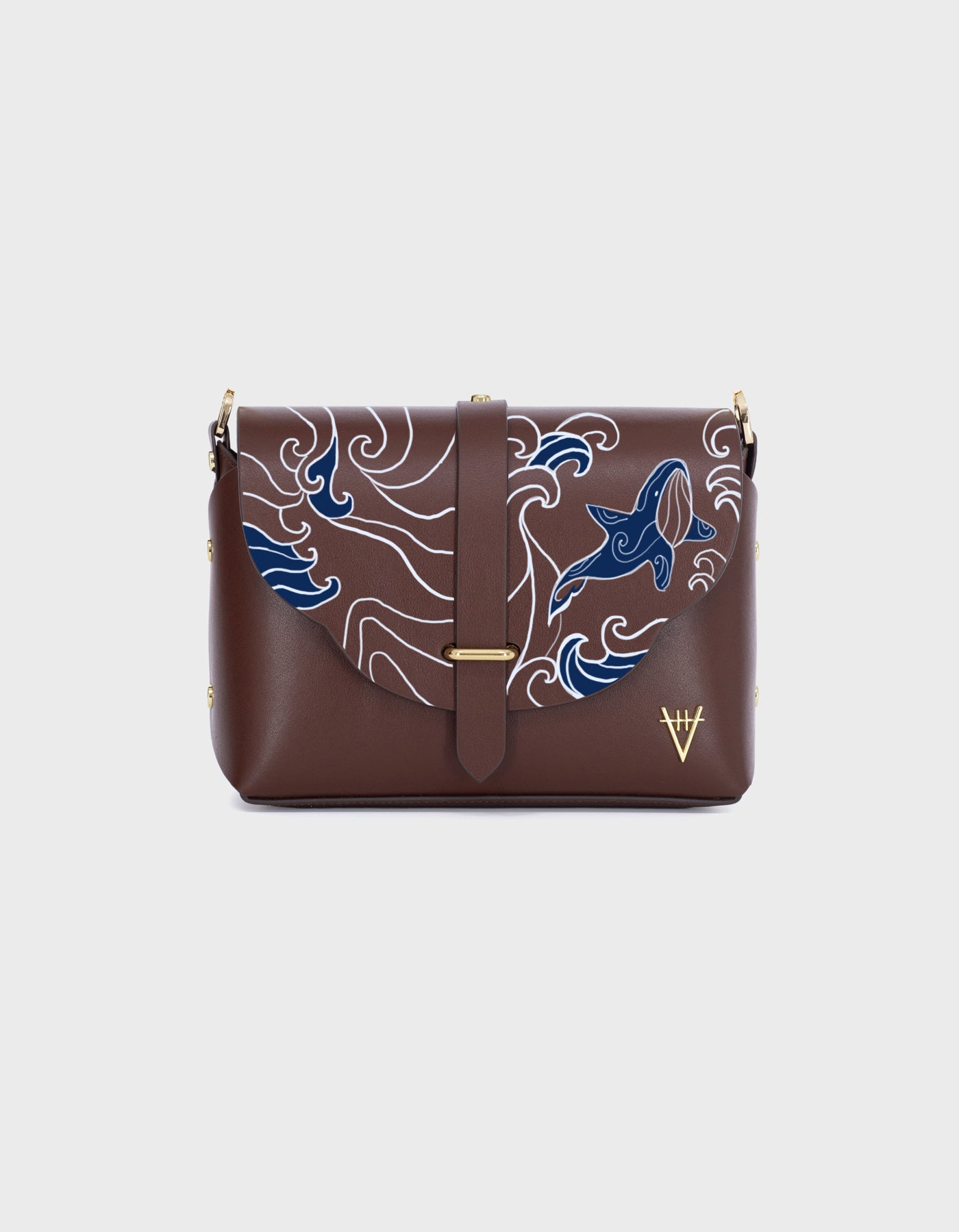 Harmonia Shoulder Bag - Hand-Painted