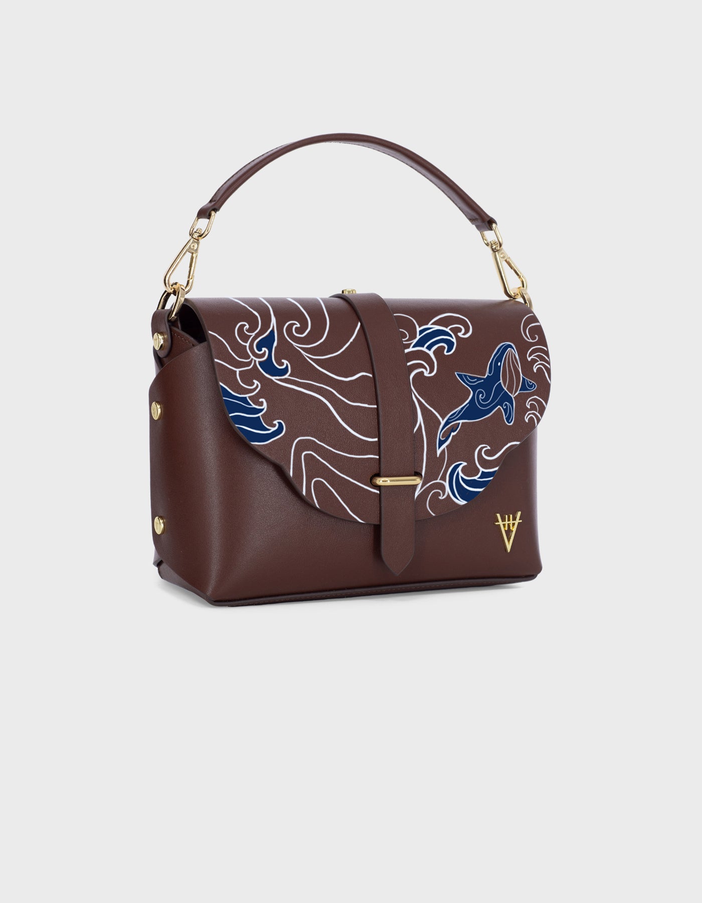 Harmonia Shoulder Bag - Hand-Painted