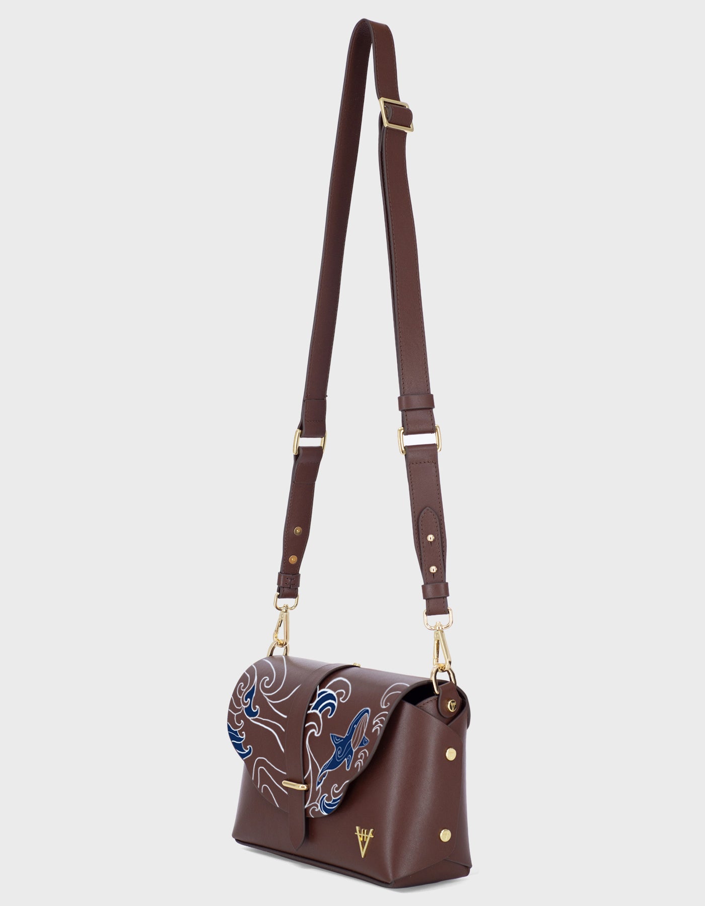Harmonia Shoulder Bag - Hand-Painted
