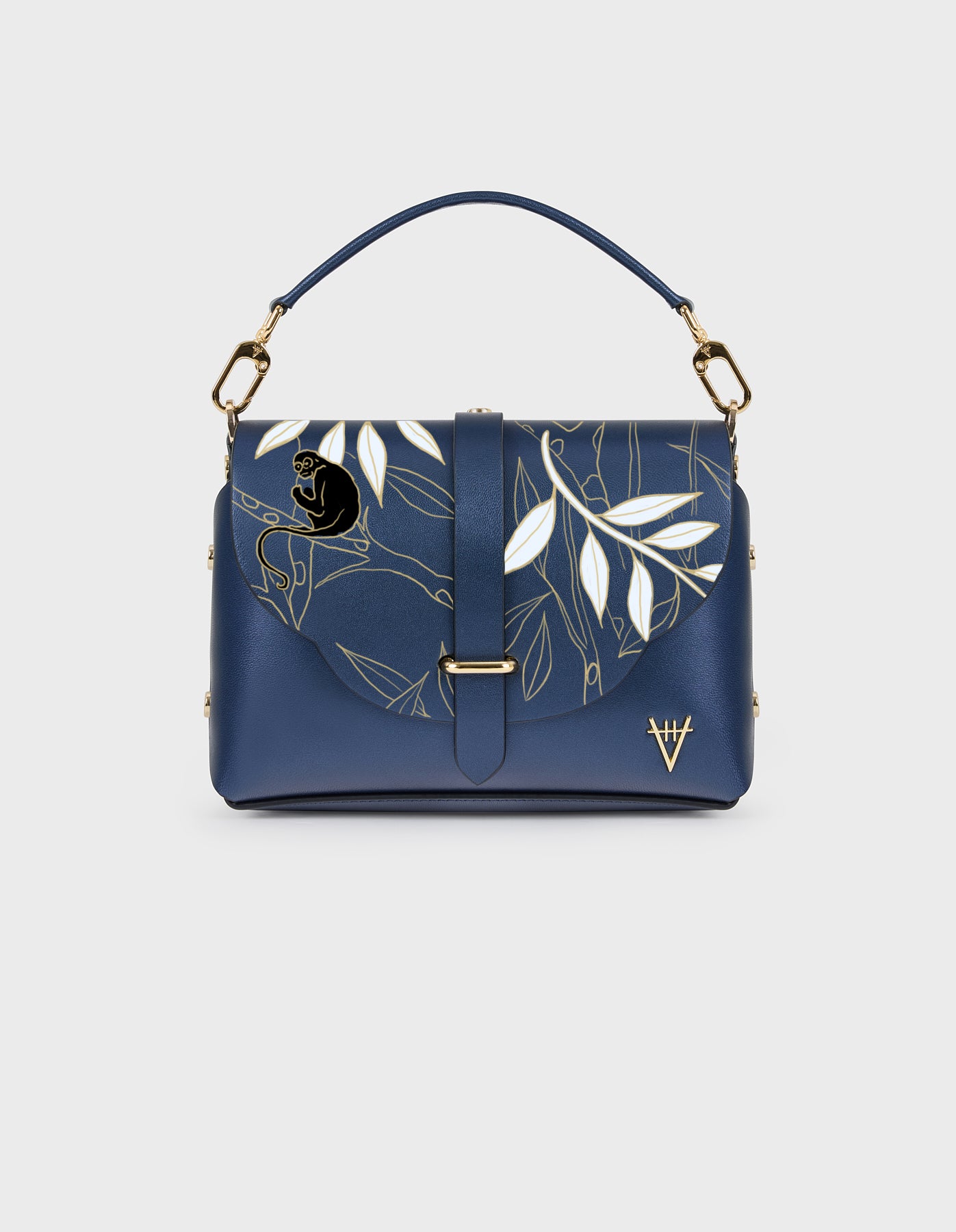 Harmonia Shoulder Bag - Hand-Painted