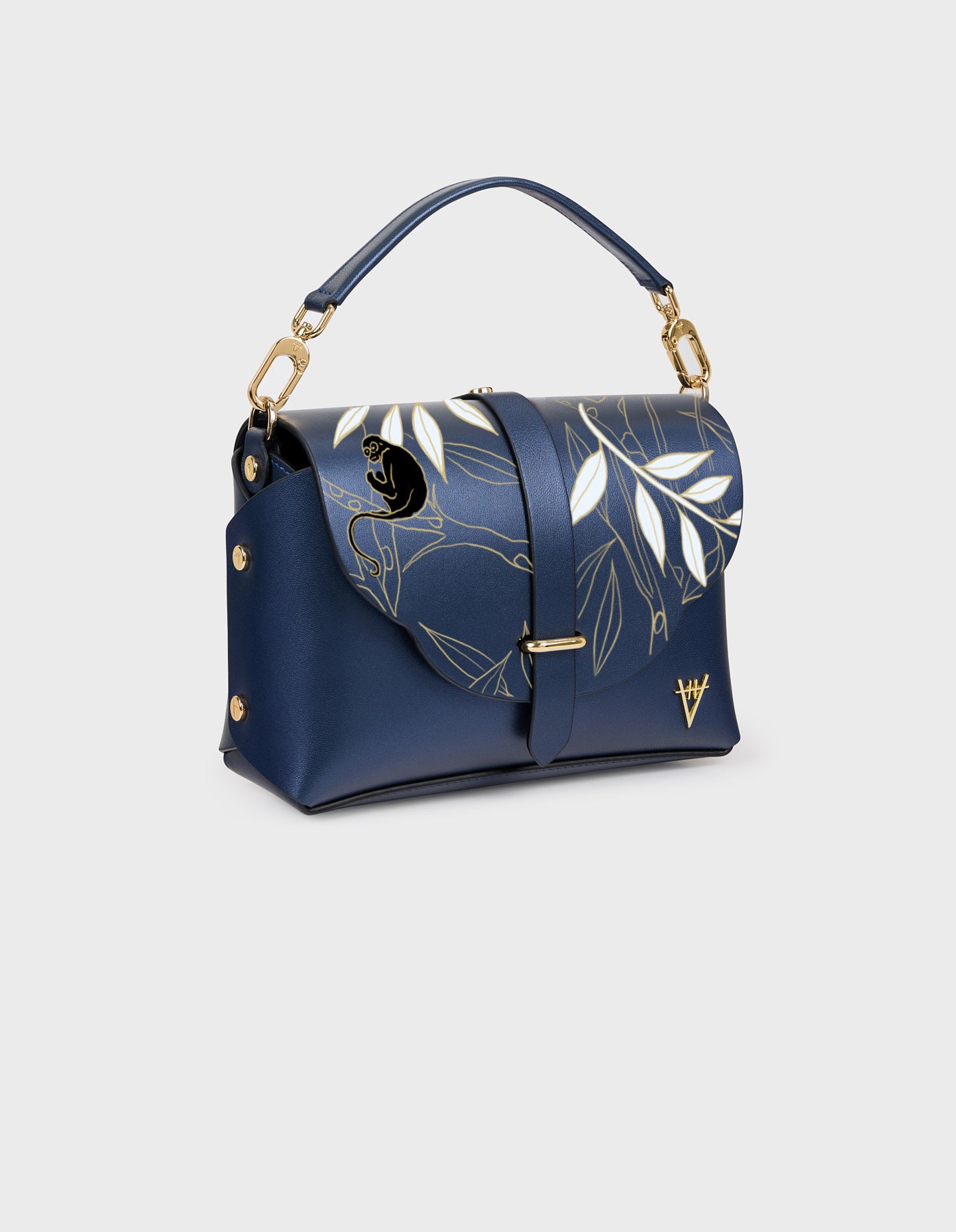 Harmonia Shoulder Bag - Hand-Painted