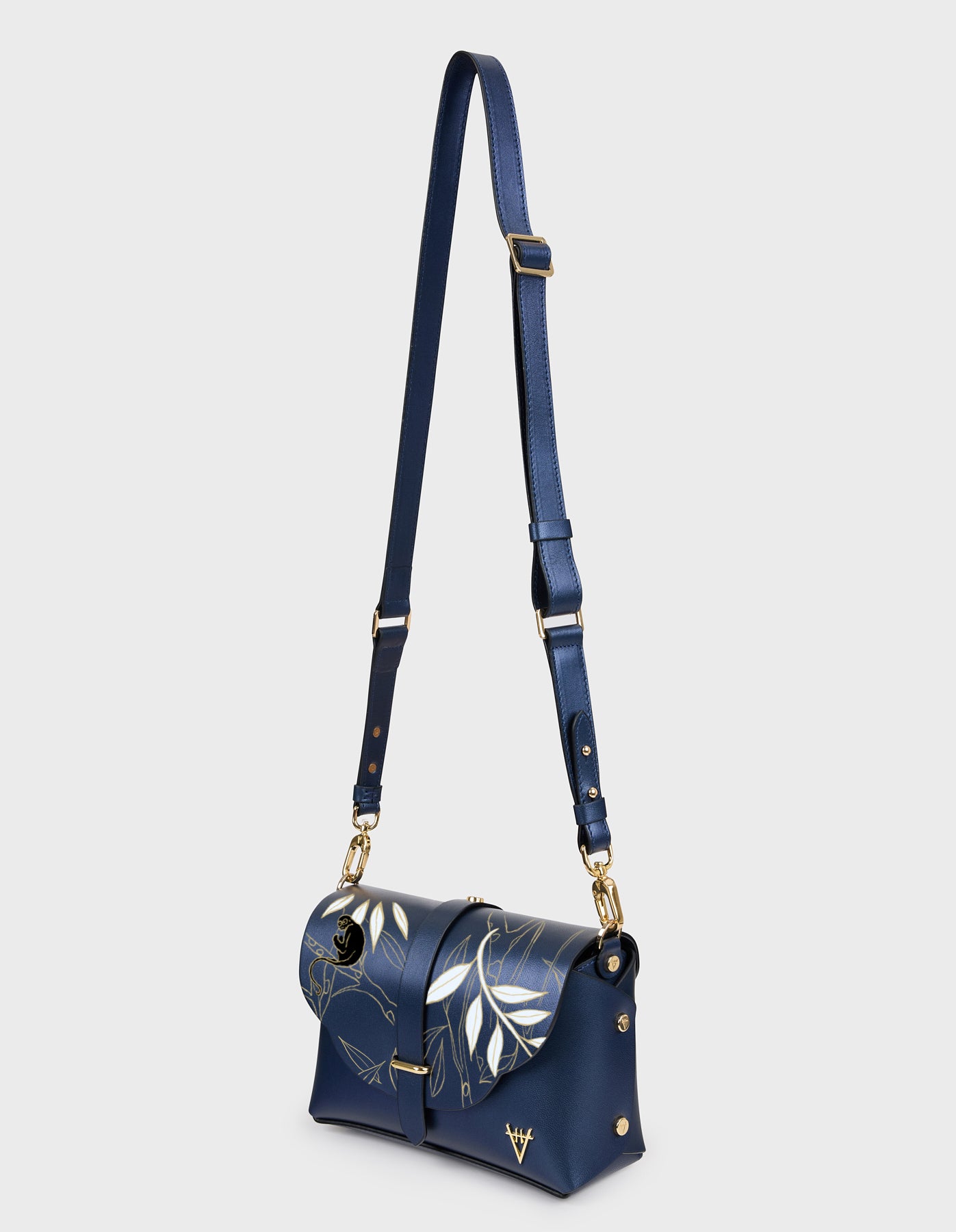 Harmonia Shoulder Bag - Hand-Painted