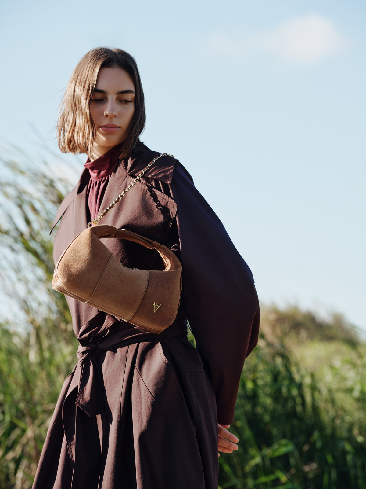 HiVa Atelier | Midi Croissant Bag | Her Tarza Uygun Deri Aksesuarlar