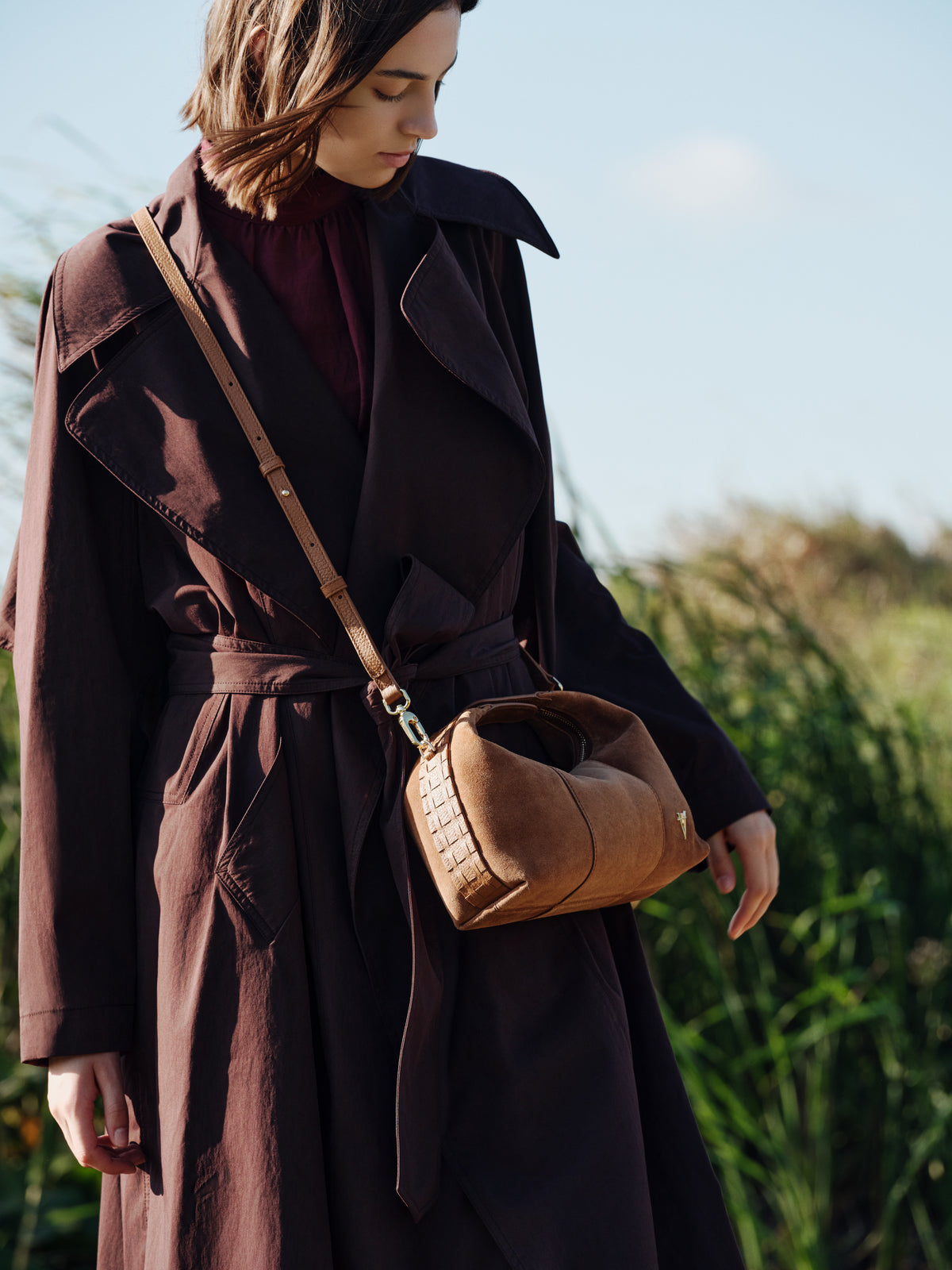 HiVa Atelier | Midi Croissant Bag | Her Tarza Uygun Deri Aksesuarlar