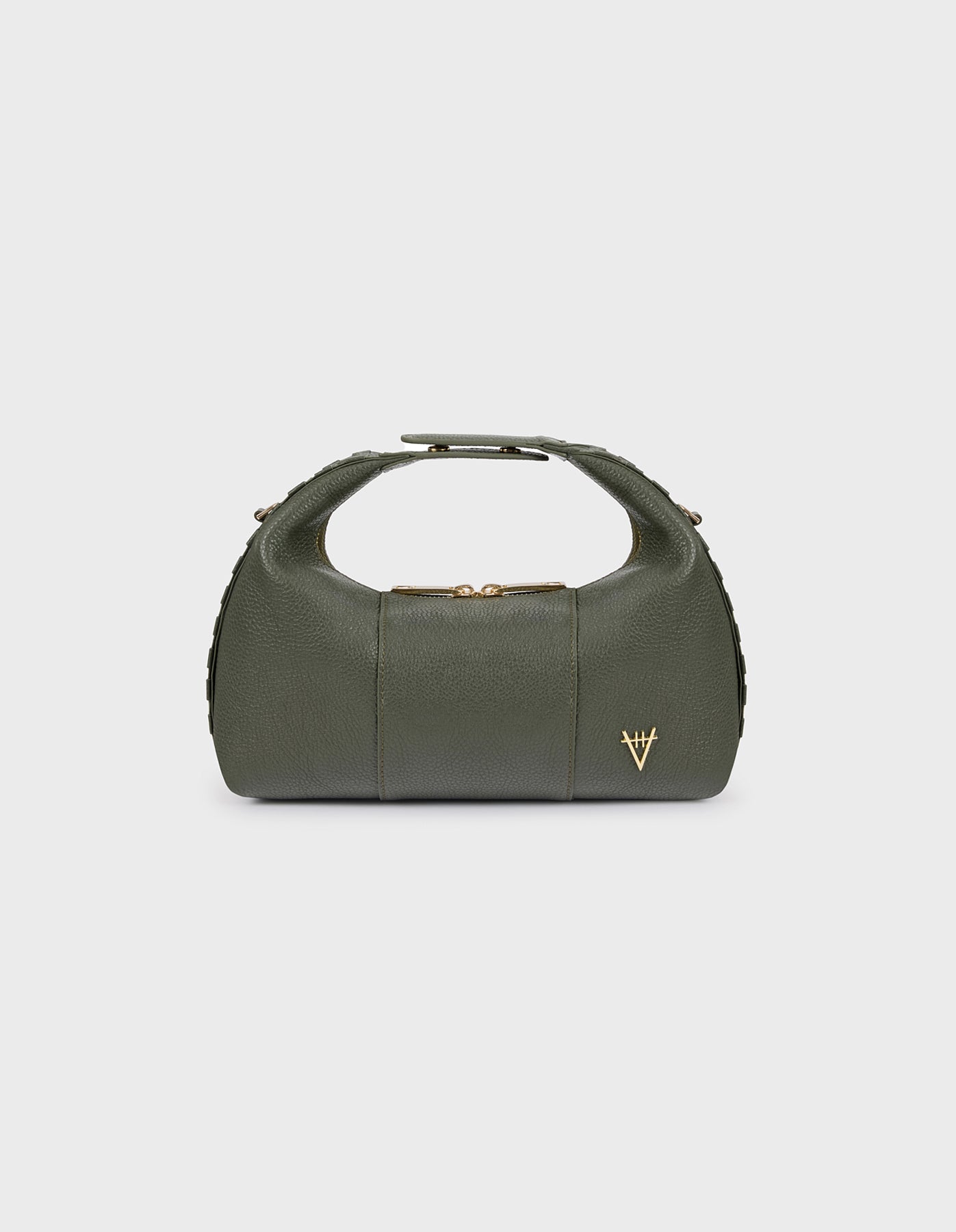 HiVa Atelier | Midi Croissant Bag Khaki | Her Tarza Uygun Deri Aksesuarlar