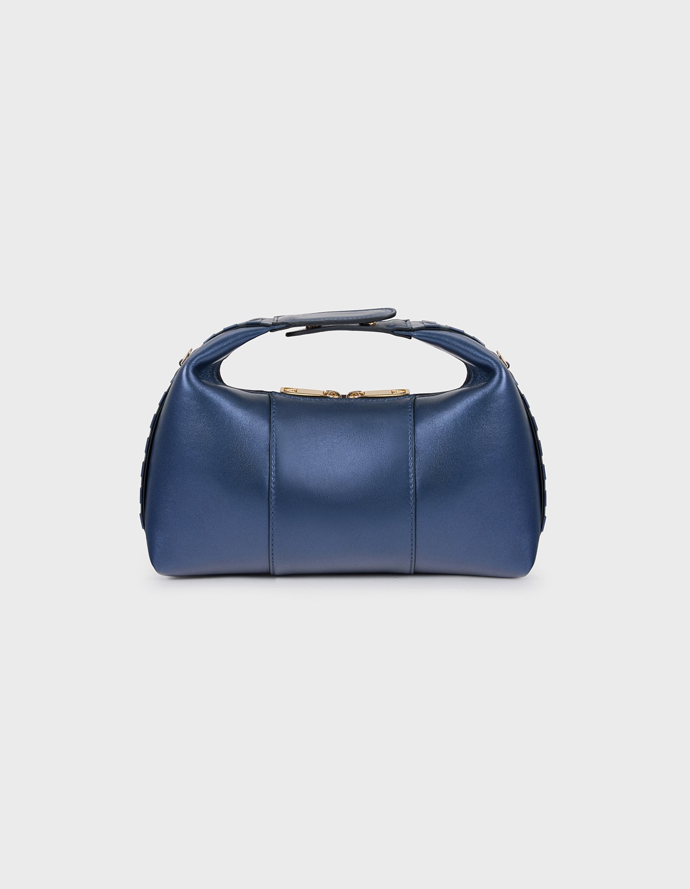 HiVa Atelier | Midi Croissant Bag Navy | Her Tarza Uygun Deri Aksesuarlar
