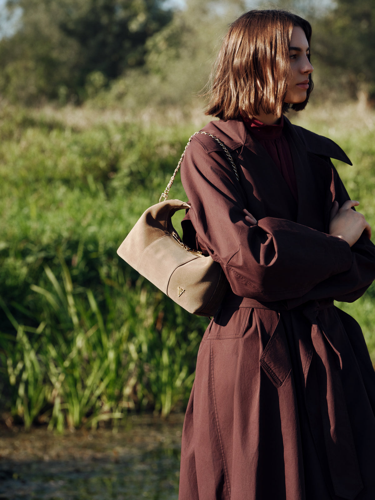 HiVa Atelier | Midi Croissant Bag | Her Tarza Uygun Deri Aksesuarlar