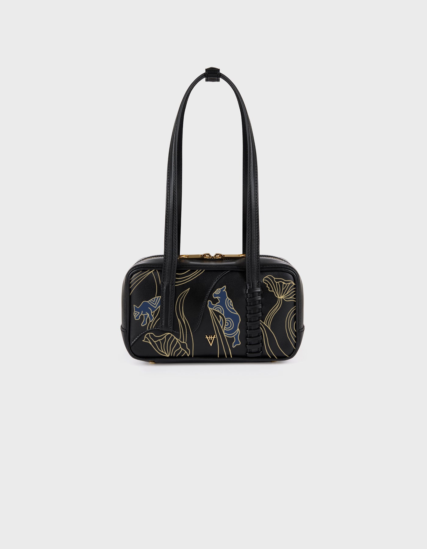 Mini Bowling Tote Bag - Hand-Painted