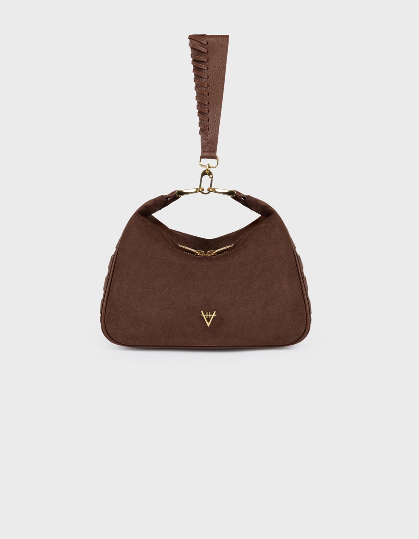 Woven Detail Hobo Bag