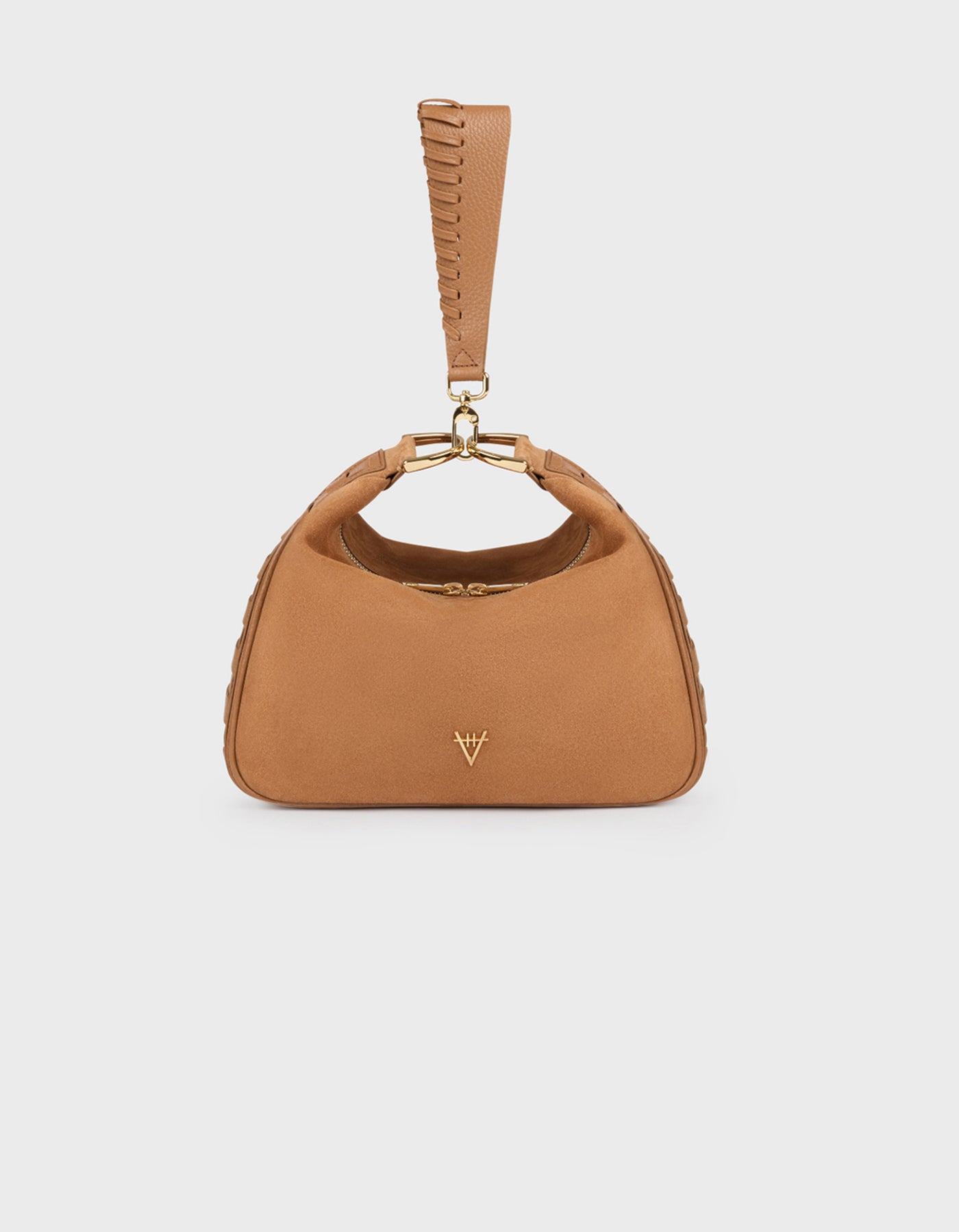 Woven Detail Hobo Bag
