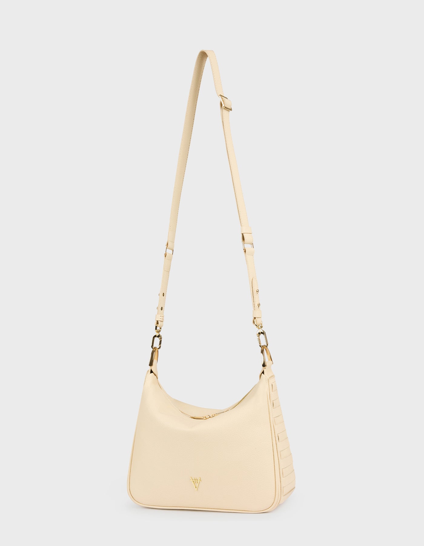 Woven Detail Mini Hobo Bag