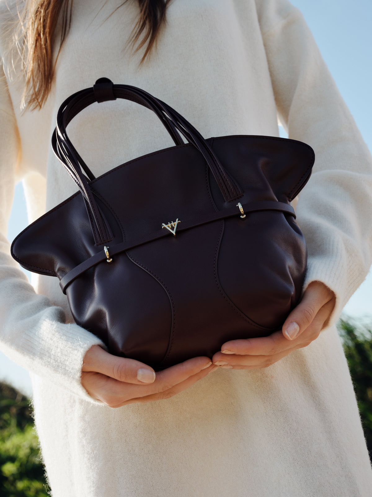 HiVa Atelier | Vela Mini Soft Wing Shoulder Bag | Her Tarza Uygun Deri Aksesuarlar