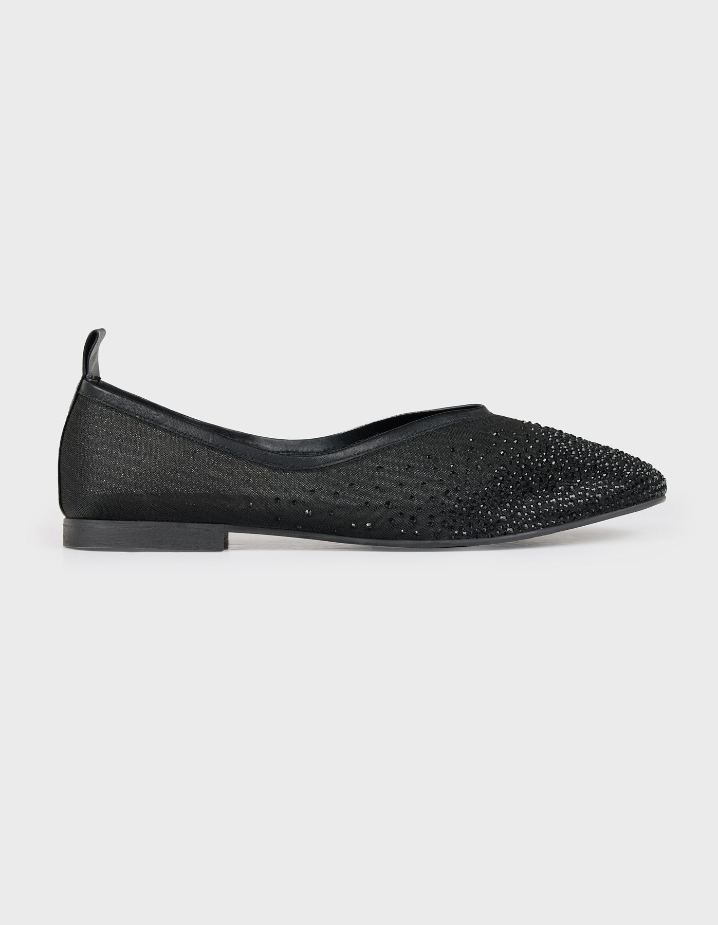 Crystal Embellished Ballet Flat