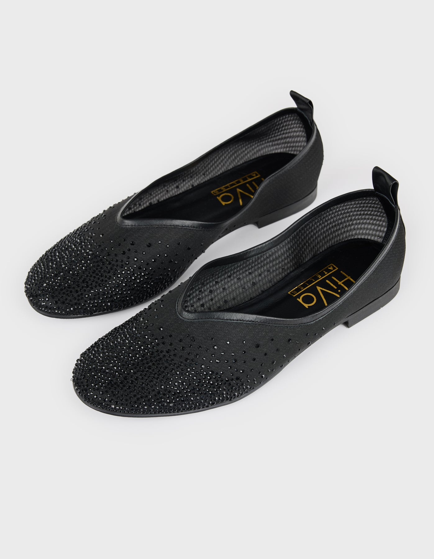 Crystal Embellished Ballet Flat