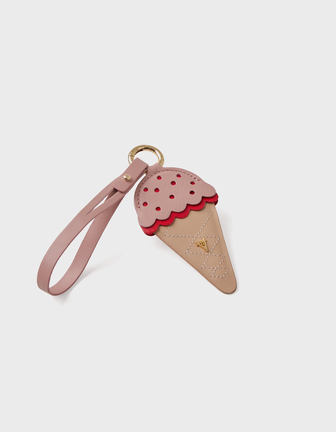 Leather Ice Cream Charm