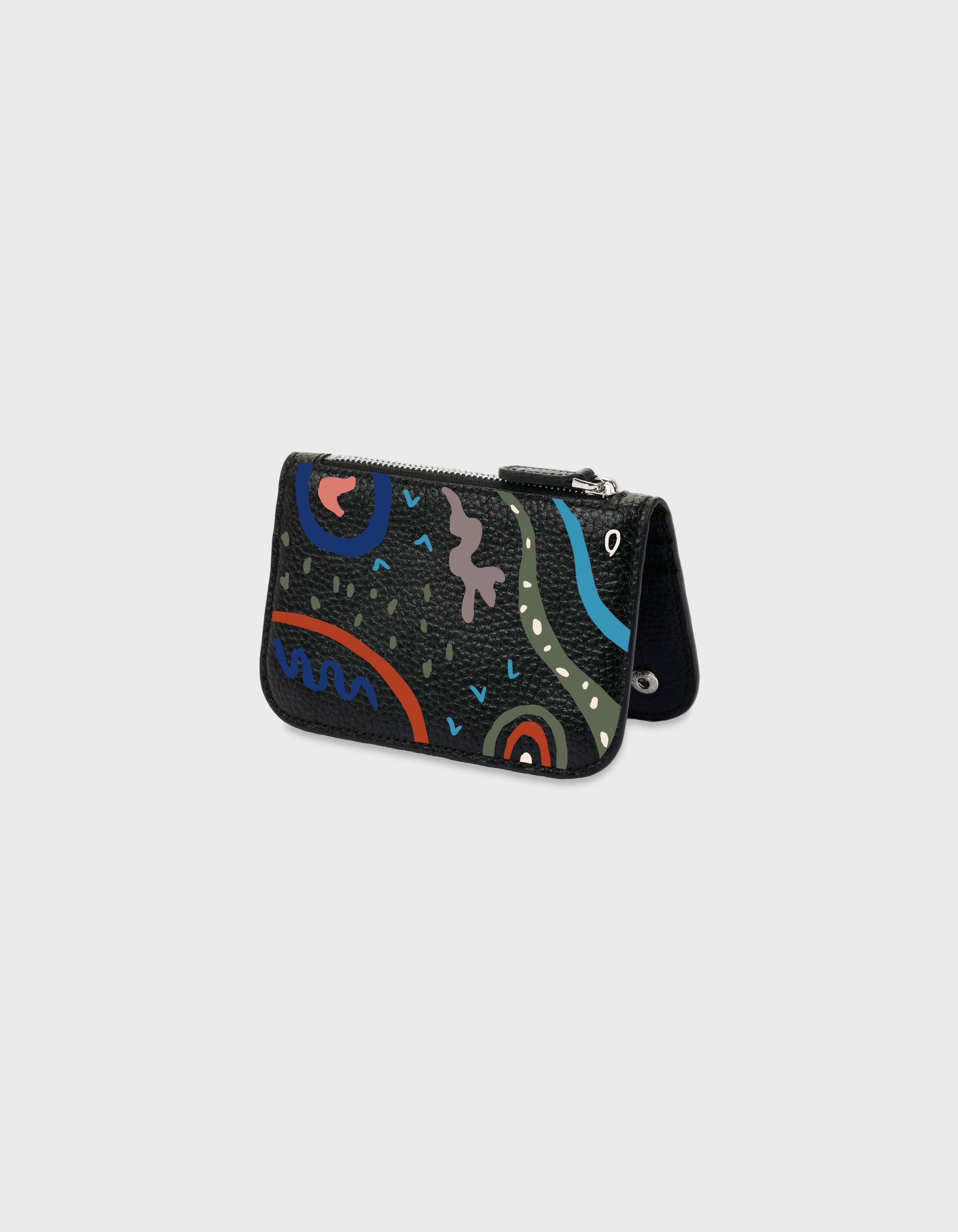 Alae Coin Purse & Card Holder - Hand-Painted