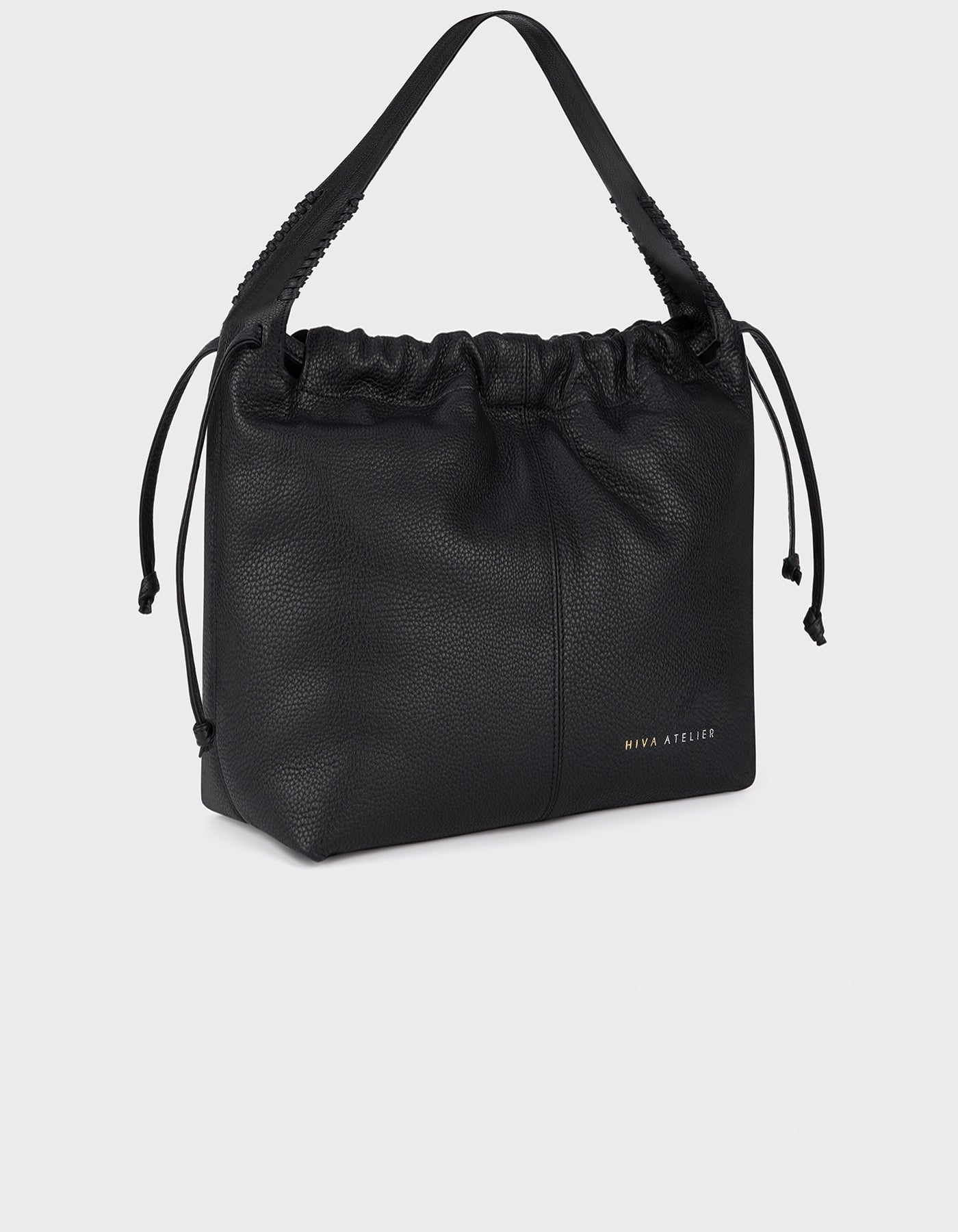 Hiva Atelier | All Day Shopping Bag Flotter Black | Her Tarza Uygun Deri Aksesuarlar
