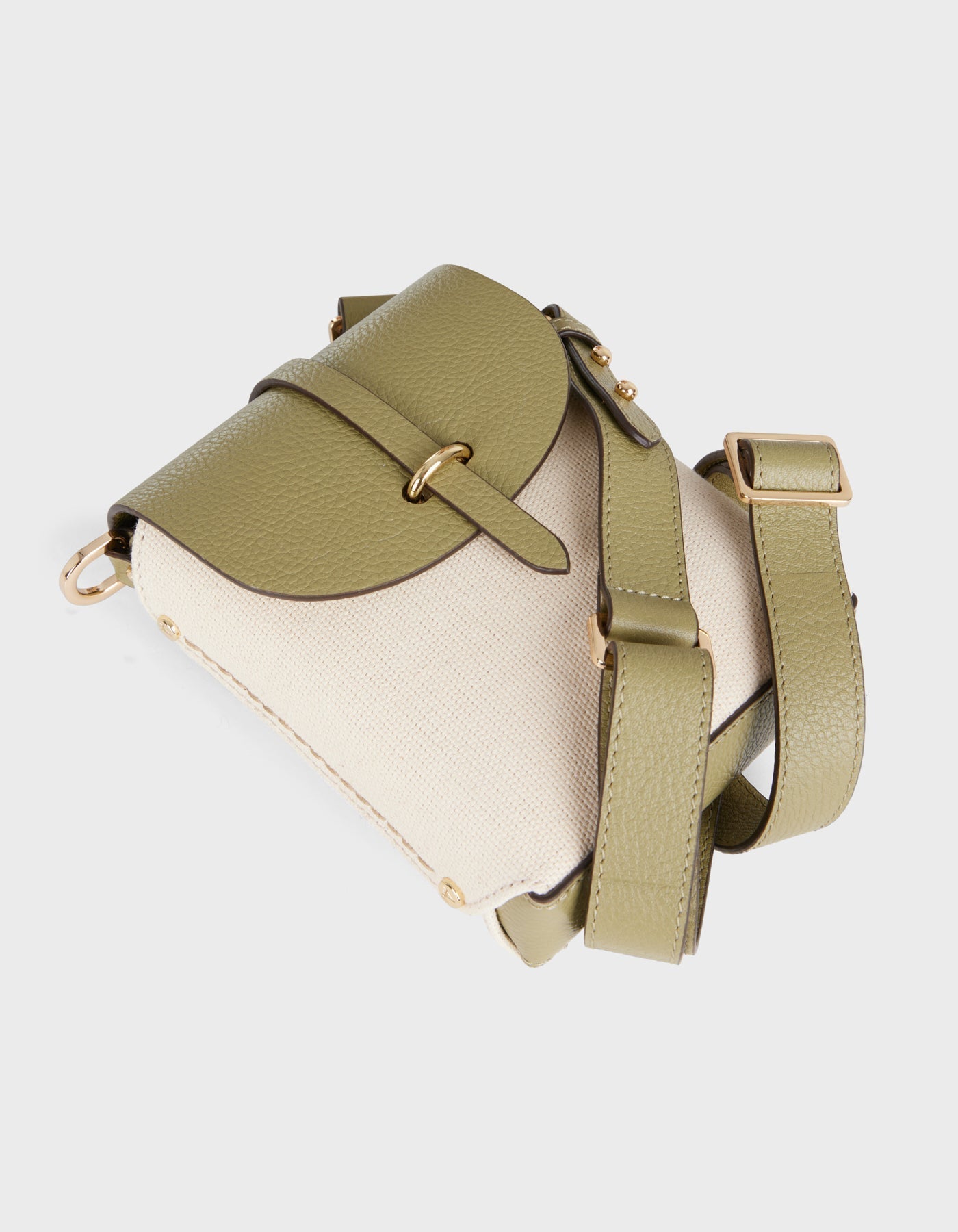 Hiva Atelier - Mini Astrum Shoulder Bag Canvas Olive