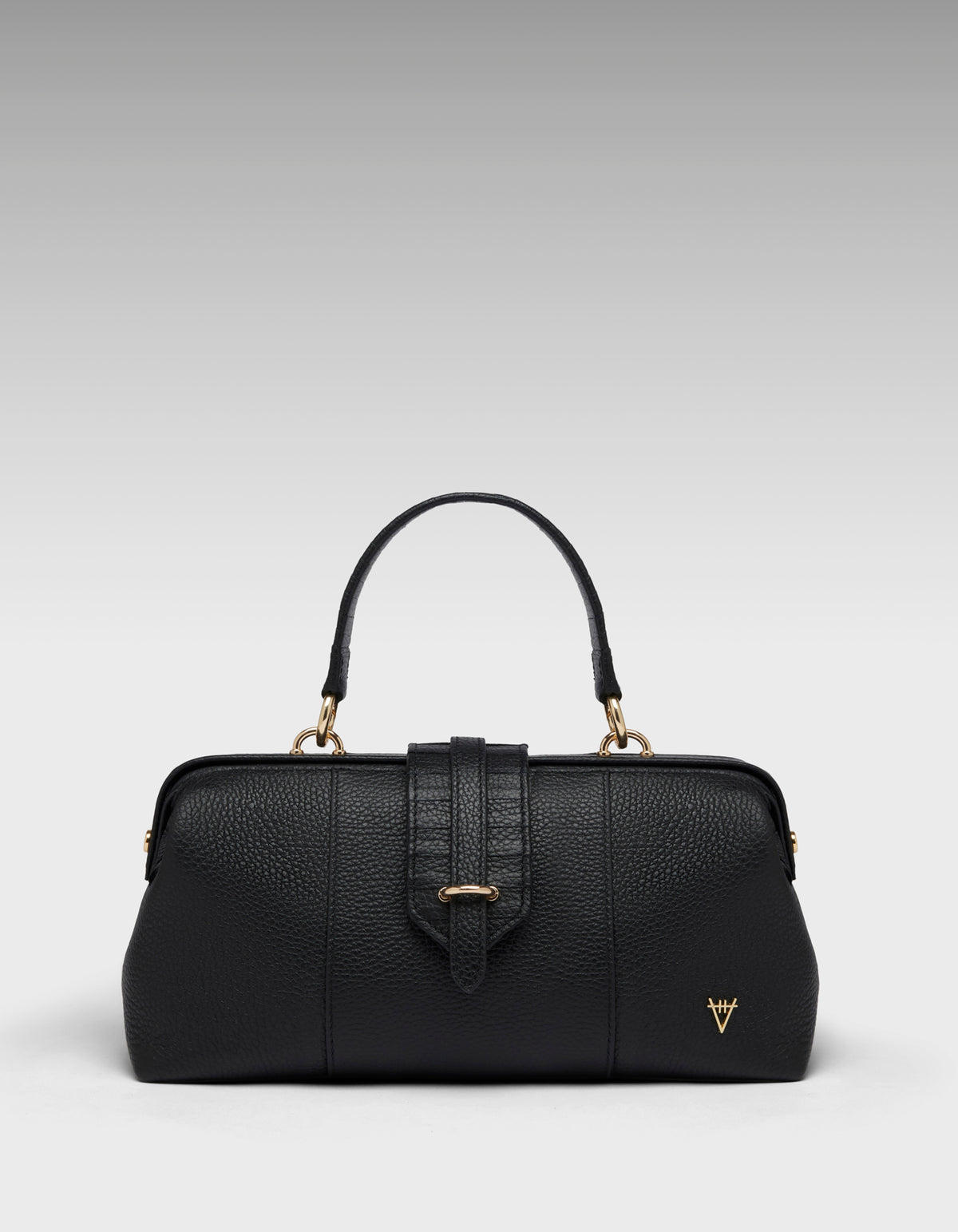 HiVa Atelier | Nubes Doctor Bag Black | Her Tarza Uygun Deri Aksesuarlar
