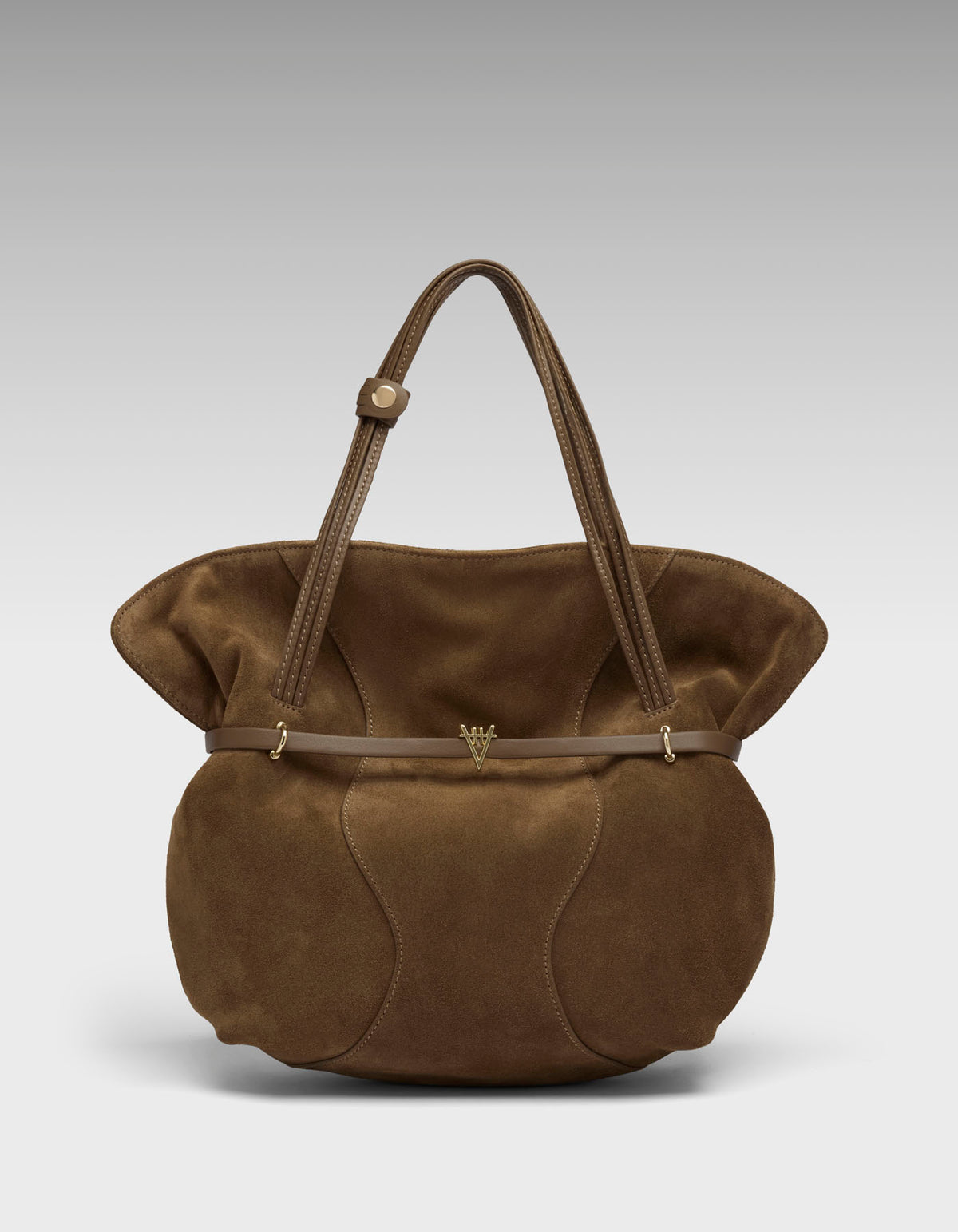 HiVa Atelier | Vela Soft Wing Shoulder Bag Grey | Her Tarza Uygun Deri Aksesuarlar