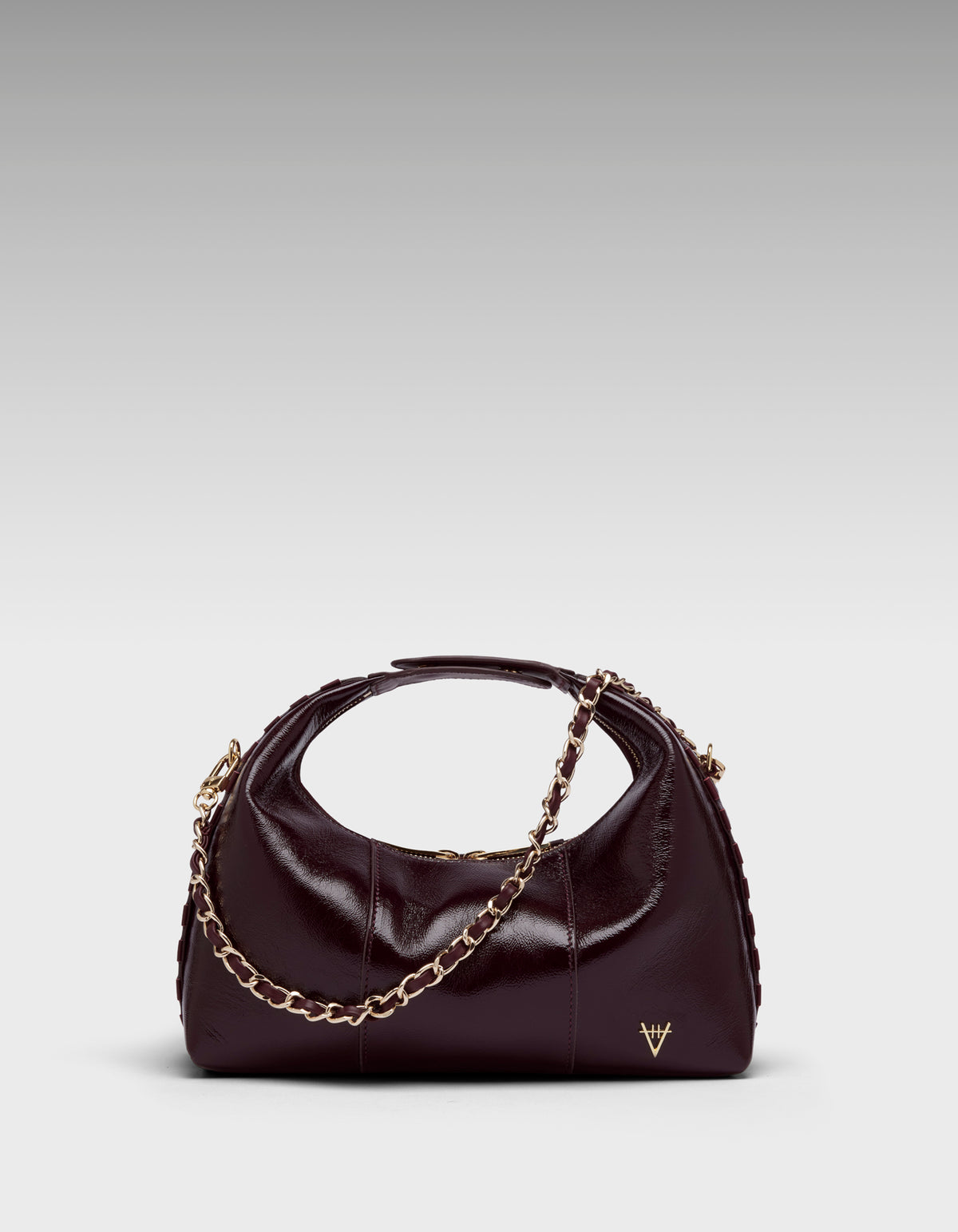 HiVa Atelier | Midi Croissant Bag Raspberry | Her Tarza Uygun Deri Aksesuarlar