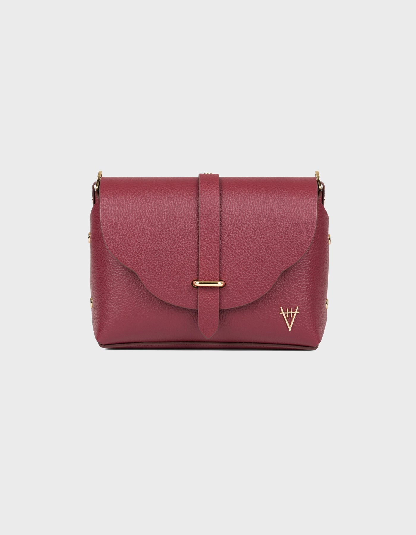 Hiva Atelier | Harmonia Shoulder Bag Burgundy | Her Tarza Uygun Deri Aksesuarlar