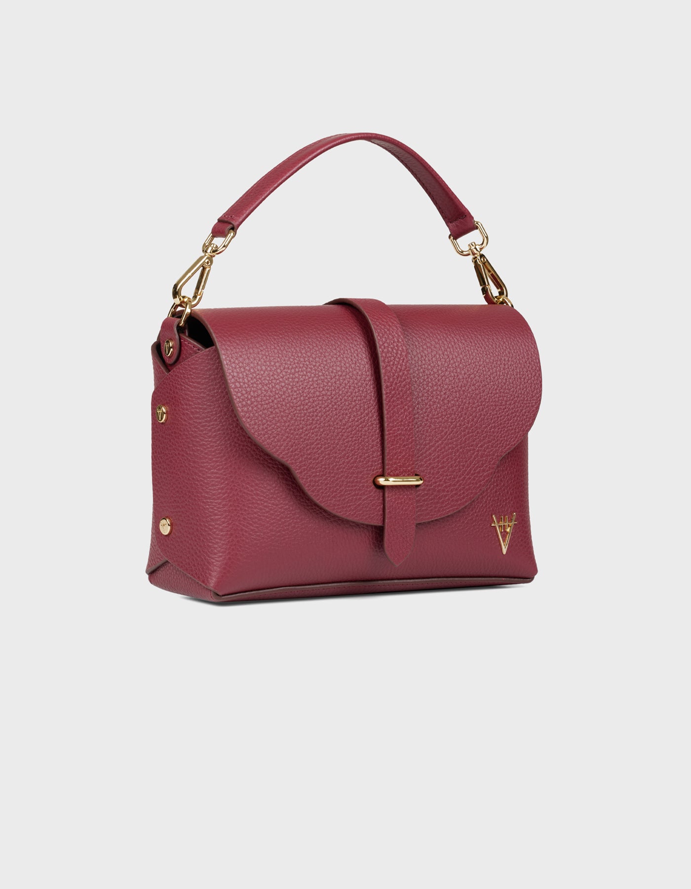 Hiva Atelier | Harmonia Shoulder Bag Burgundy | Her Tarza Uygun Deri Aksesuarlar