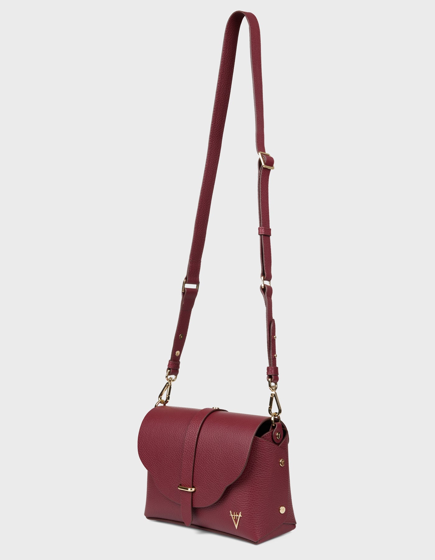 Hiva Atelier | Harmonia Shoulder Bag Burgundy | Her Tarza Uygun Deri Aksesuarlar