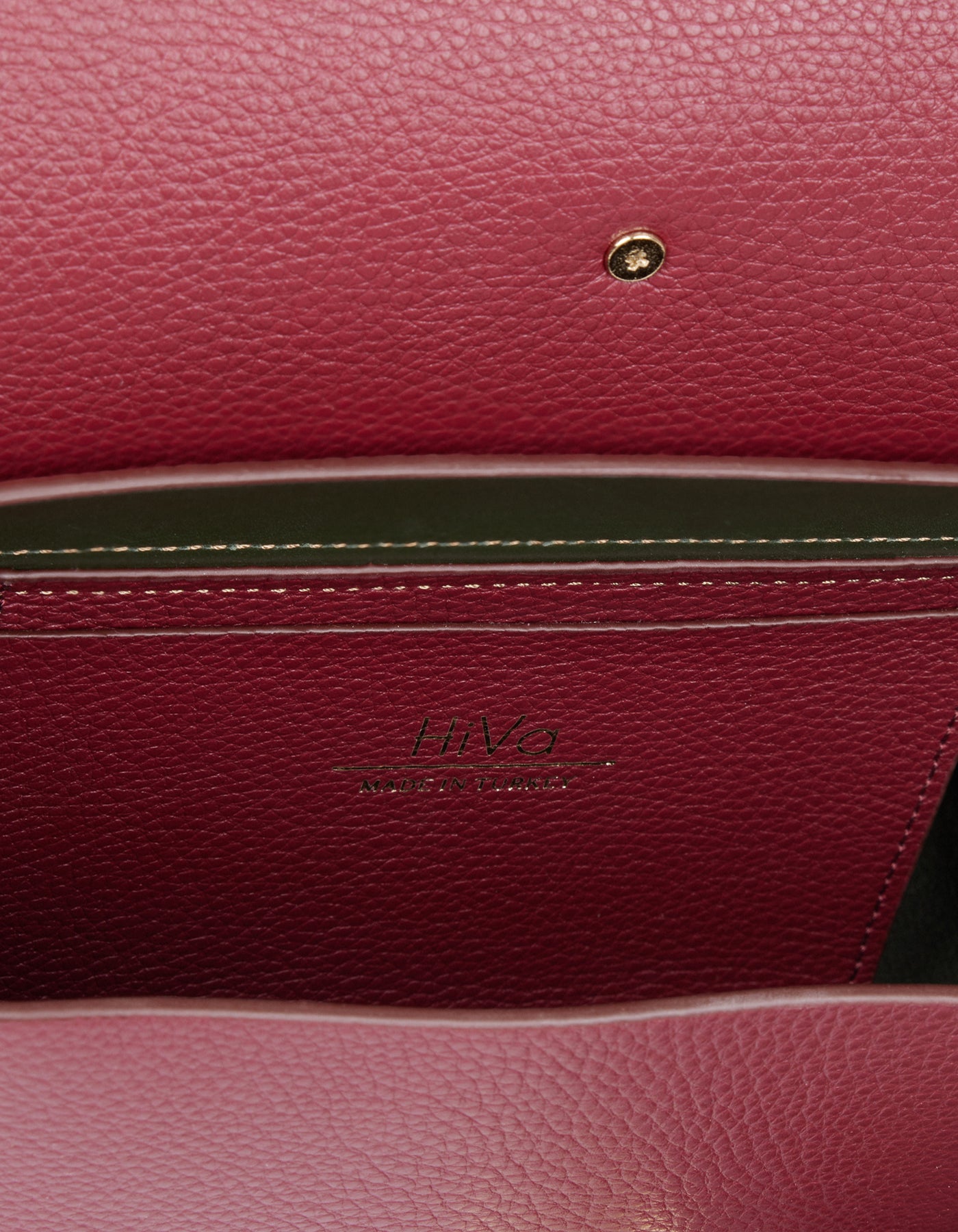 Hiva Atelier | Harmonia Shoulder Bag Burgundy | Her Tarza Uygun Deri Aksesuarlar