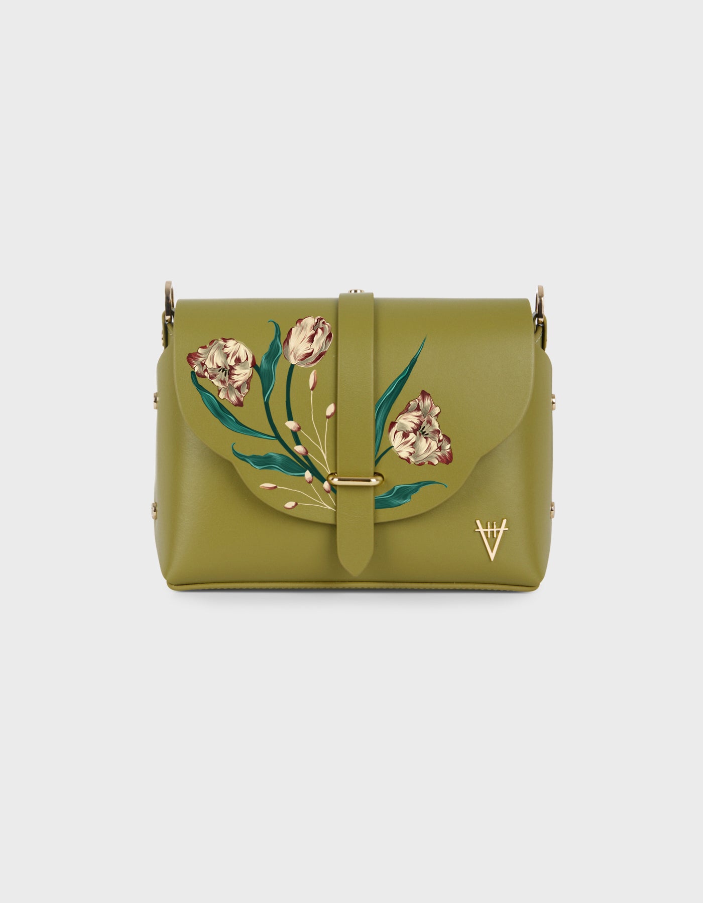 Harmonia Shoulder Bag - El Boyaması