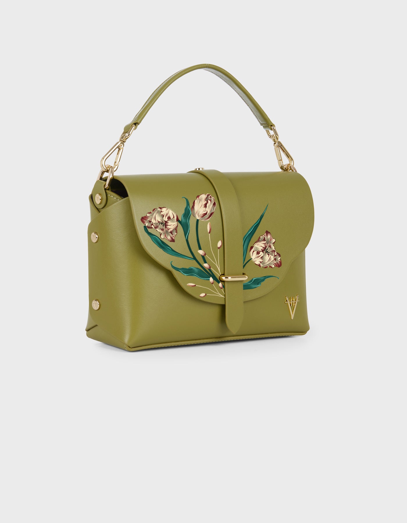 Harmonia Shoulder Bag - Hand-Painted