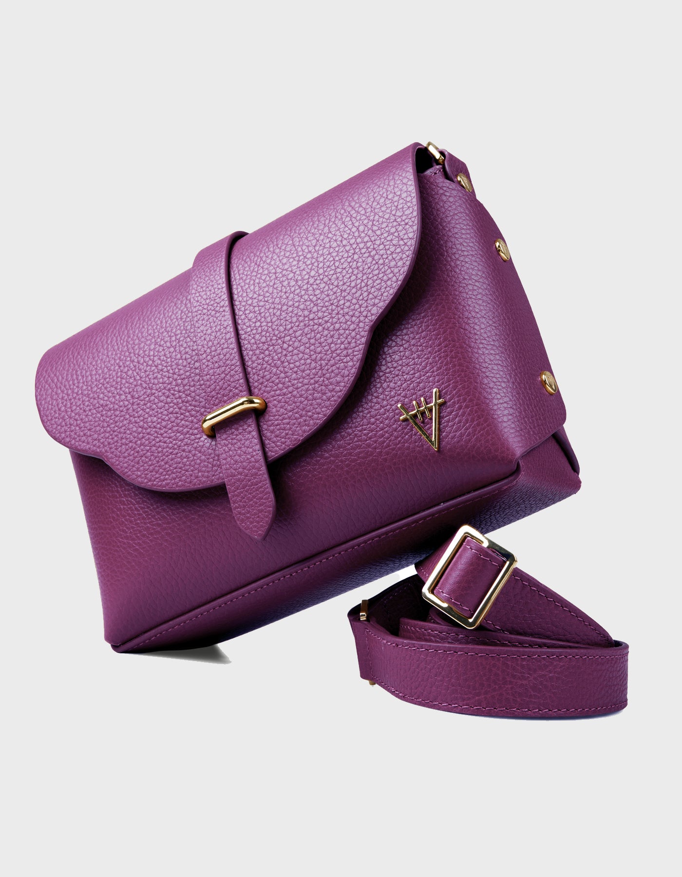 Hiva Atelier | Harmonia Shoulder Bag Midnight Plum | Her Tarza Uygun Deri Aksesuarlar