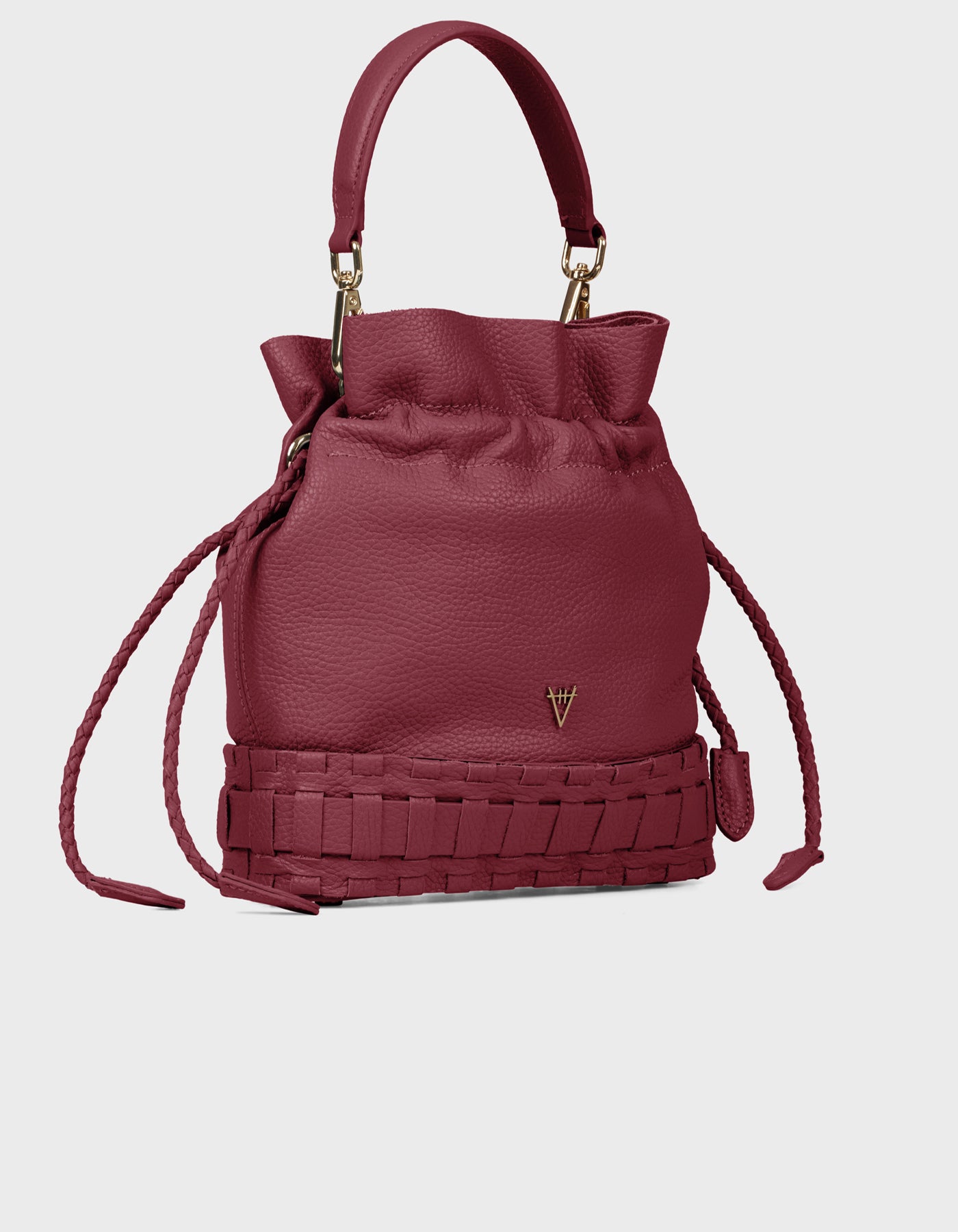 Burgundy clearance bucket bag