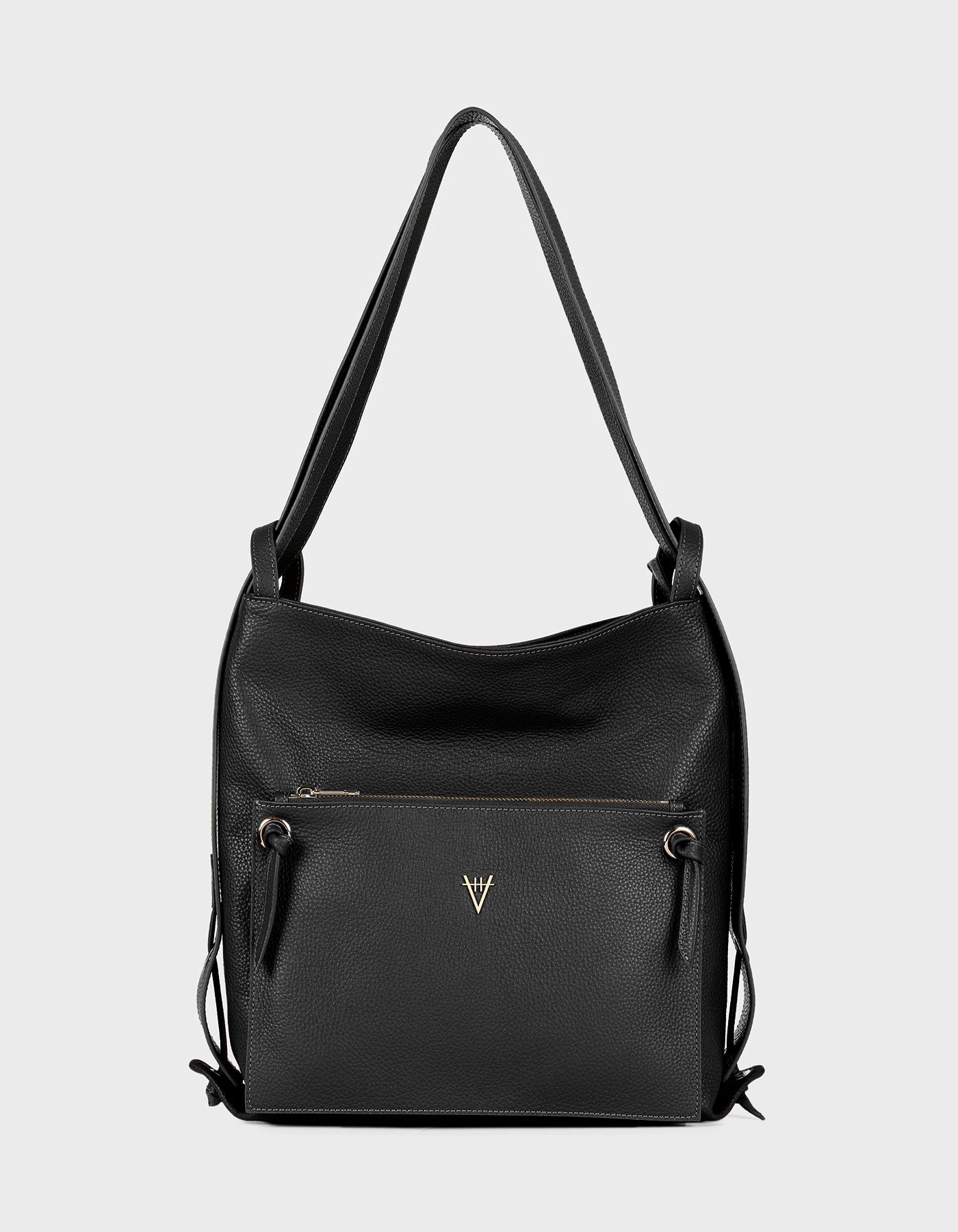 Hiva Atelier - Liber Backpack & Shoulder Bag Black