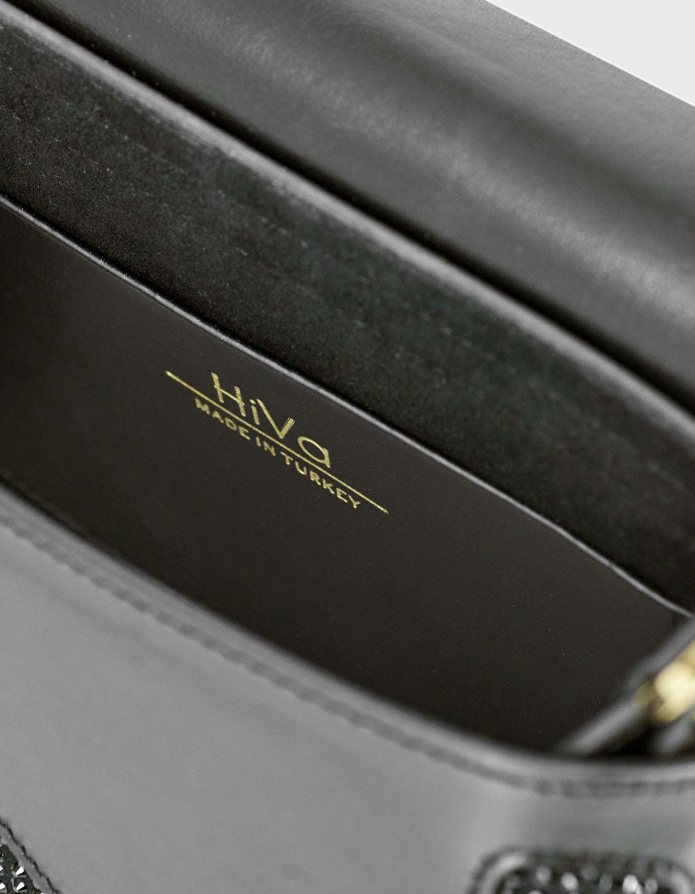 HiVa Atelier - Mini Mare Shoulder Bag Black Crystal - Embellished