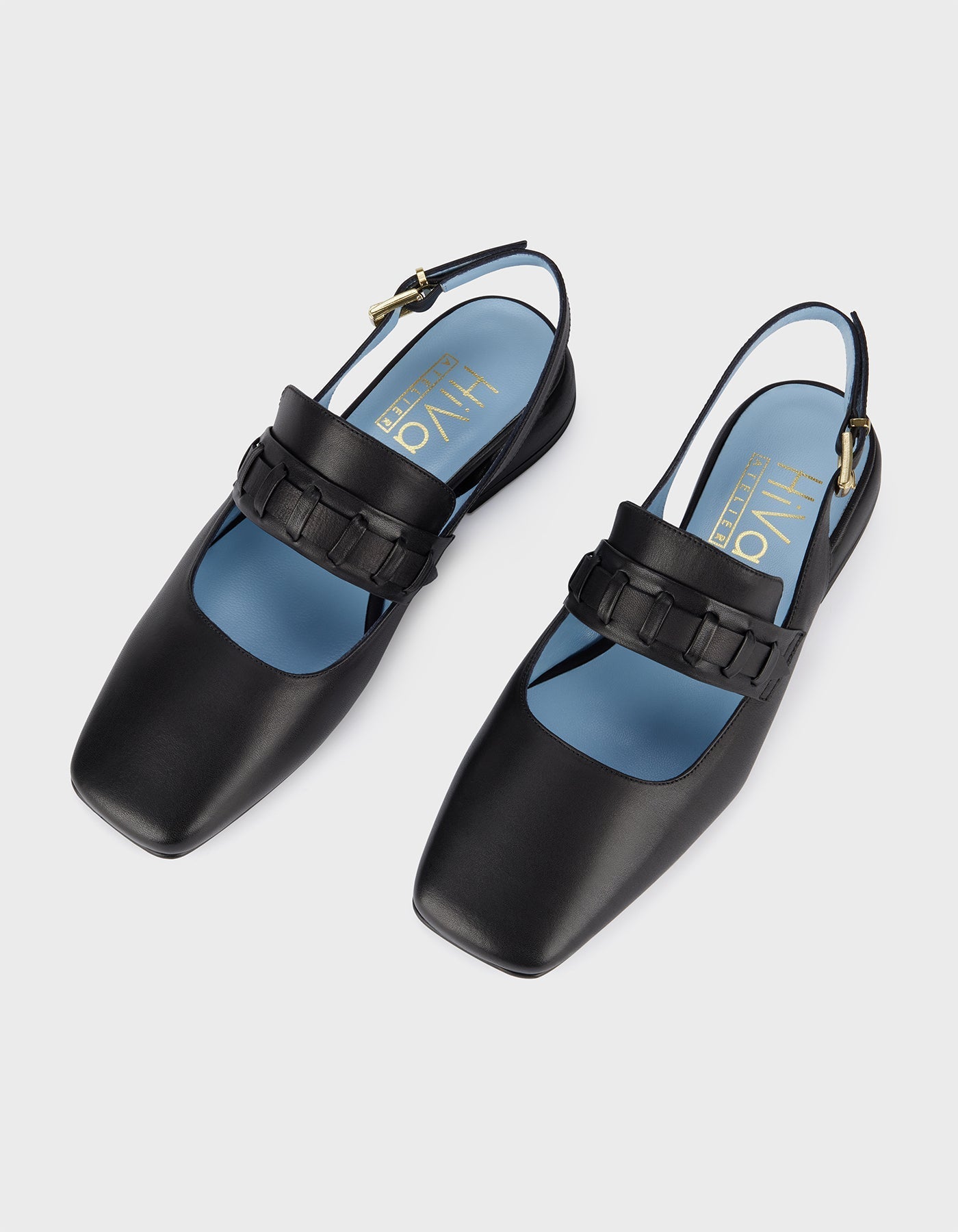 Hiva Atelier - Mary Jane Flat Black