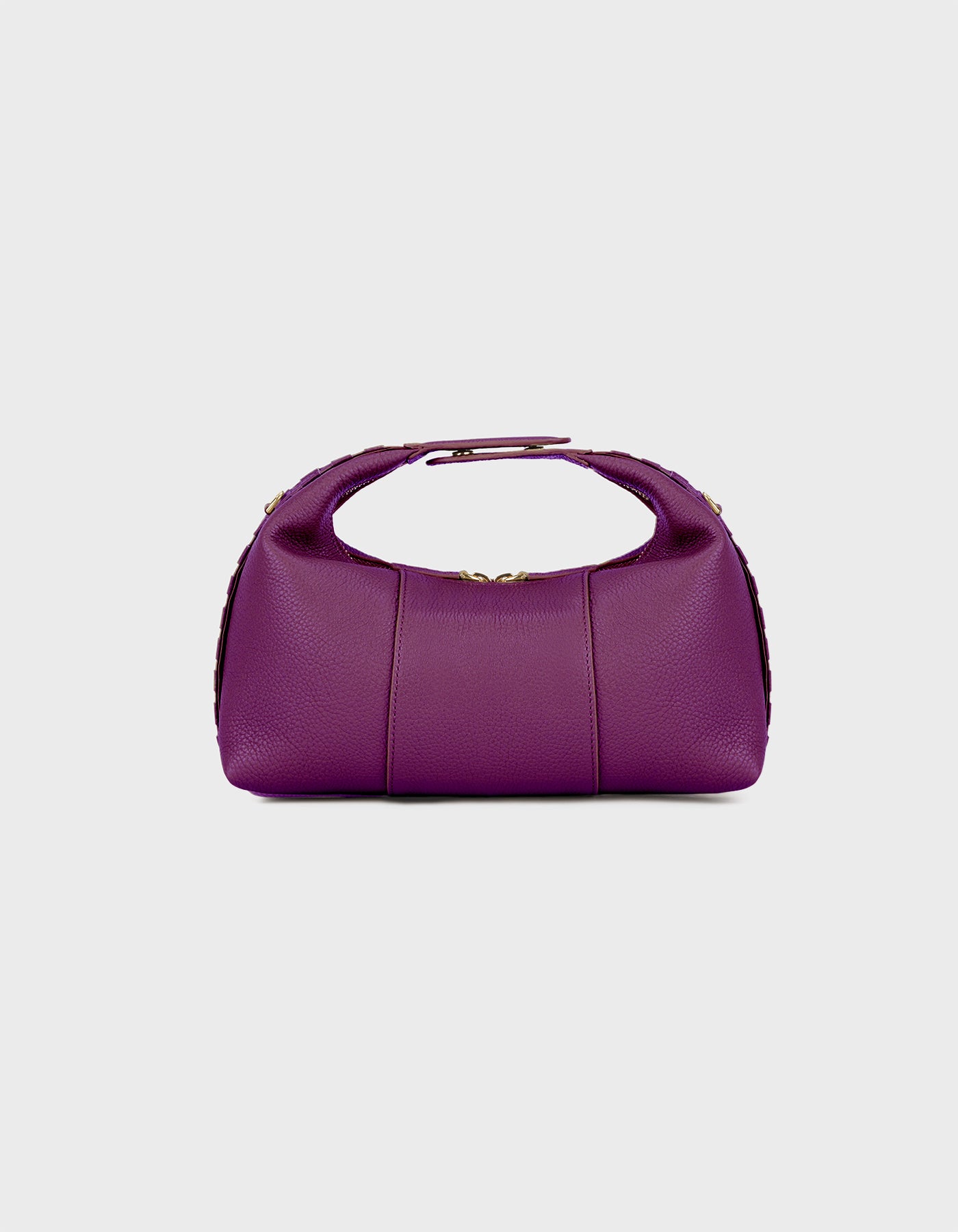 HiVa Atelier | Midi Croissant Bag Midnight Plum | Her Tarza Uygun Deri Aksesuarlar