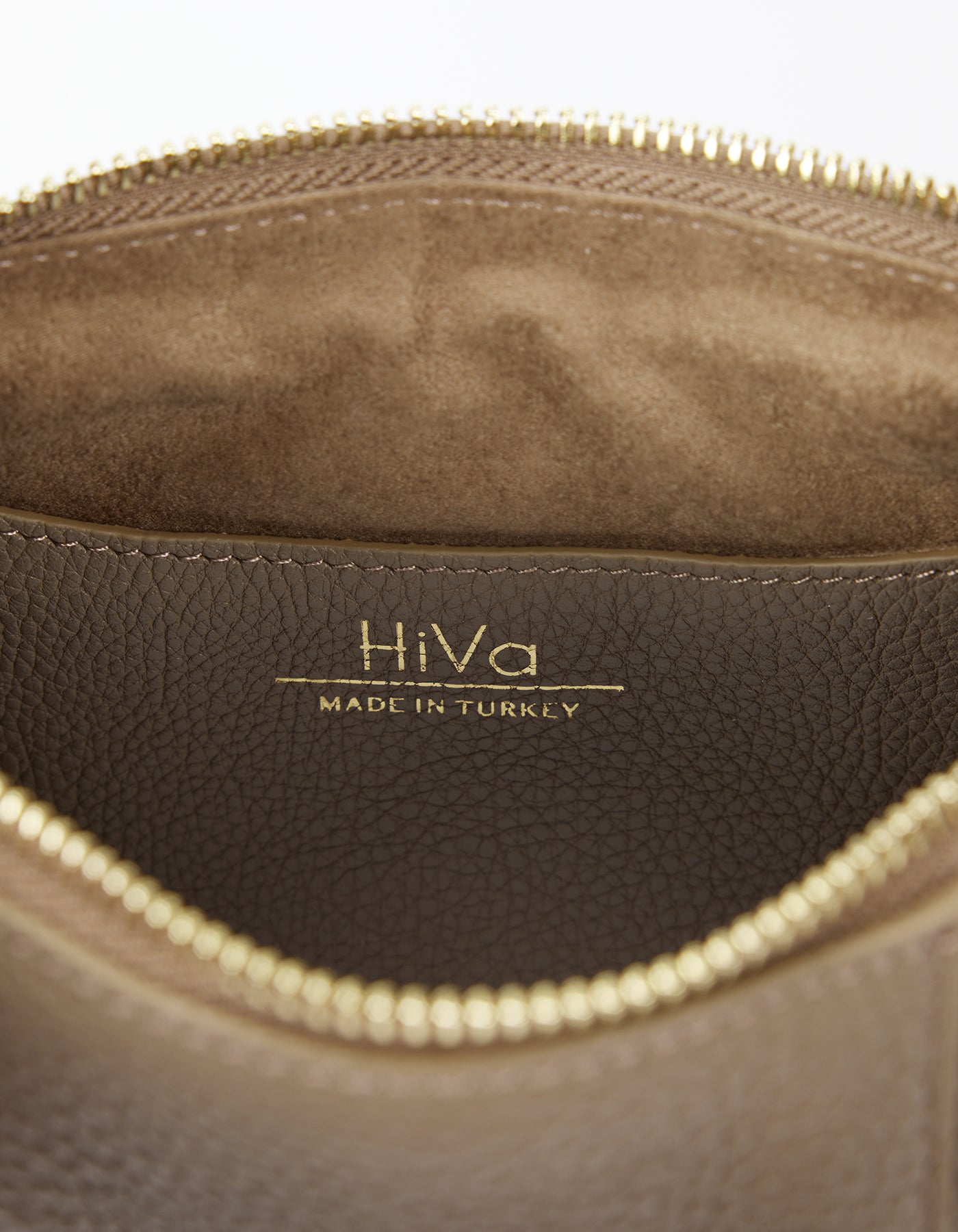 HiVa Atelier | Midi Croissant Bag Mink | Her Tarza Uygun Deri Aksesuarlar